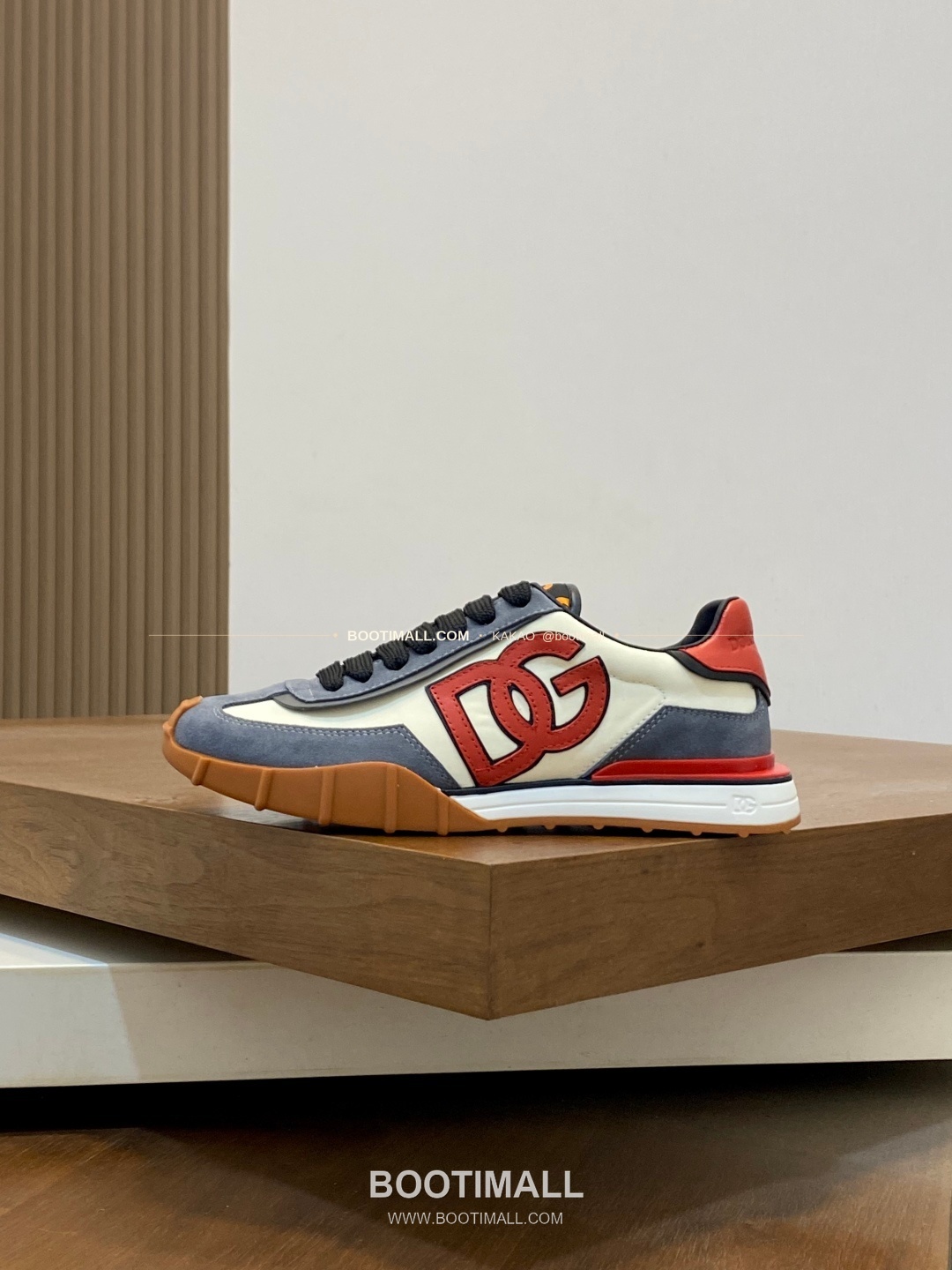 돌체앤가바나 송아지가죽 믹스 로고 레이스업 스니커즈 Dolce & Gabbana Calfskin Mix Logo Lace-Up Sneakers 2