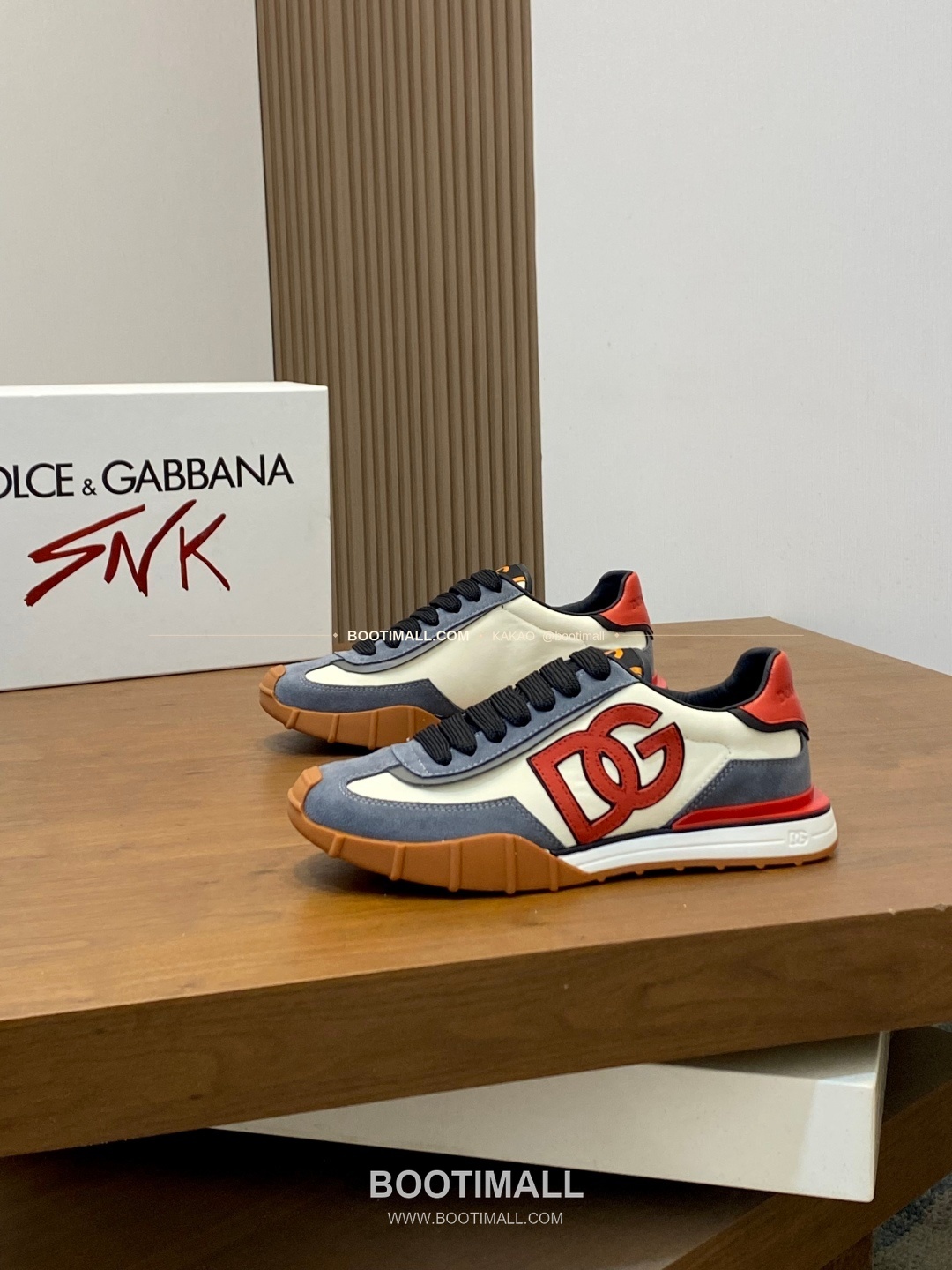 돌체앤가바나 송아지가죽 믹스 로고 레이스업 스니커즈 Dolce & Gabbana Calfskin Mix Logo Lace-Up Sneakers 3