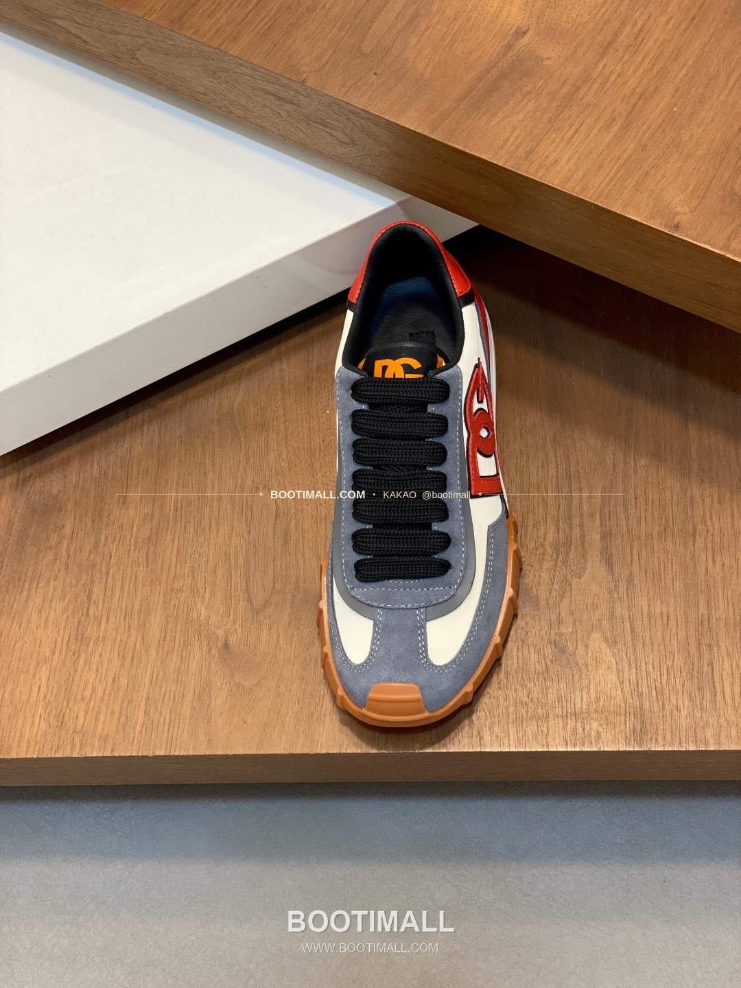 돌체앤가바나 송아지가죽 믹스 로고 레이스업 스니커즈 Dolce & Gabbana Calfskin Mix Logo Lace-Up Sneakers 6