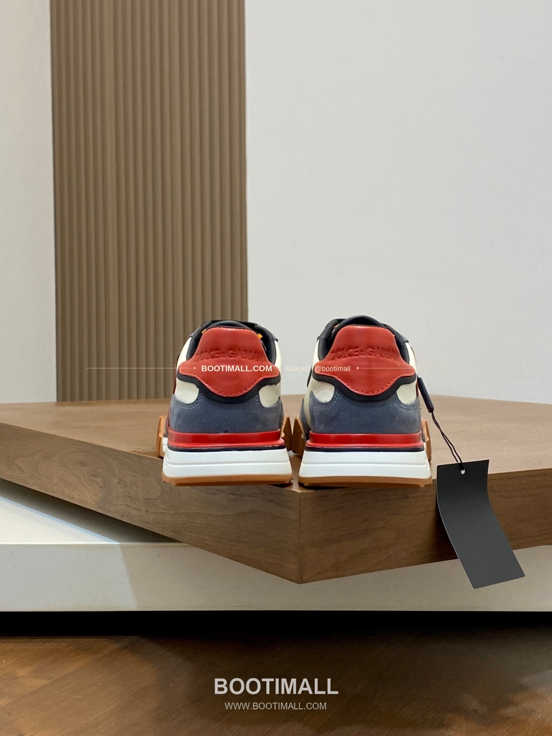 돌체앤가바나 송아지가죽 믹스 로고 레이스업 스니커즈 Dolce & Gabbana Calfskin Mix Logo Lace-Up Sneakers 8