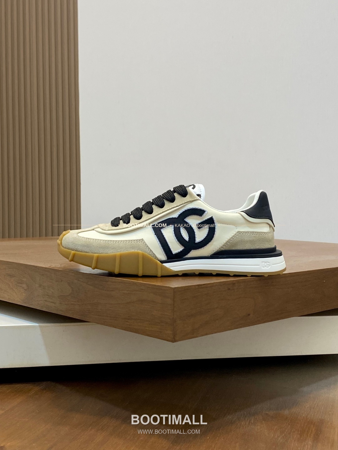 돌체앤가바나 송아지가죽 믹스 로고 레이스업 스니커즈 Dolce & Gabbana Calfskin Mix Logo Lace-Up Sneakers 2