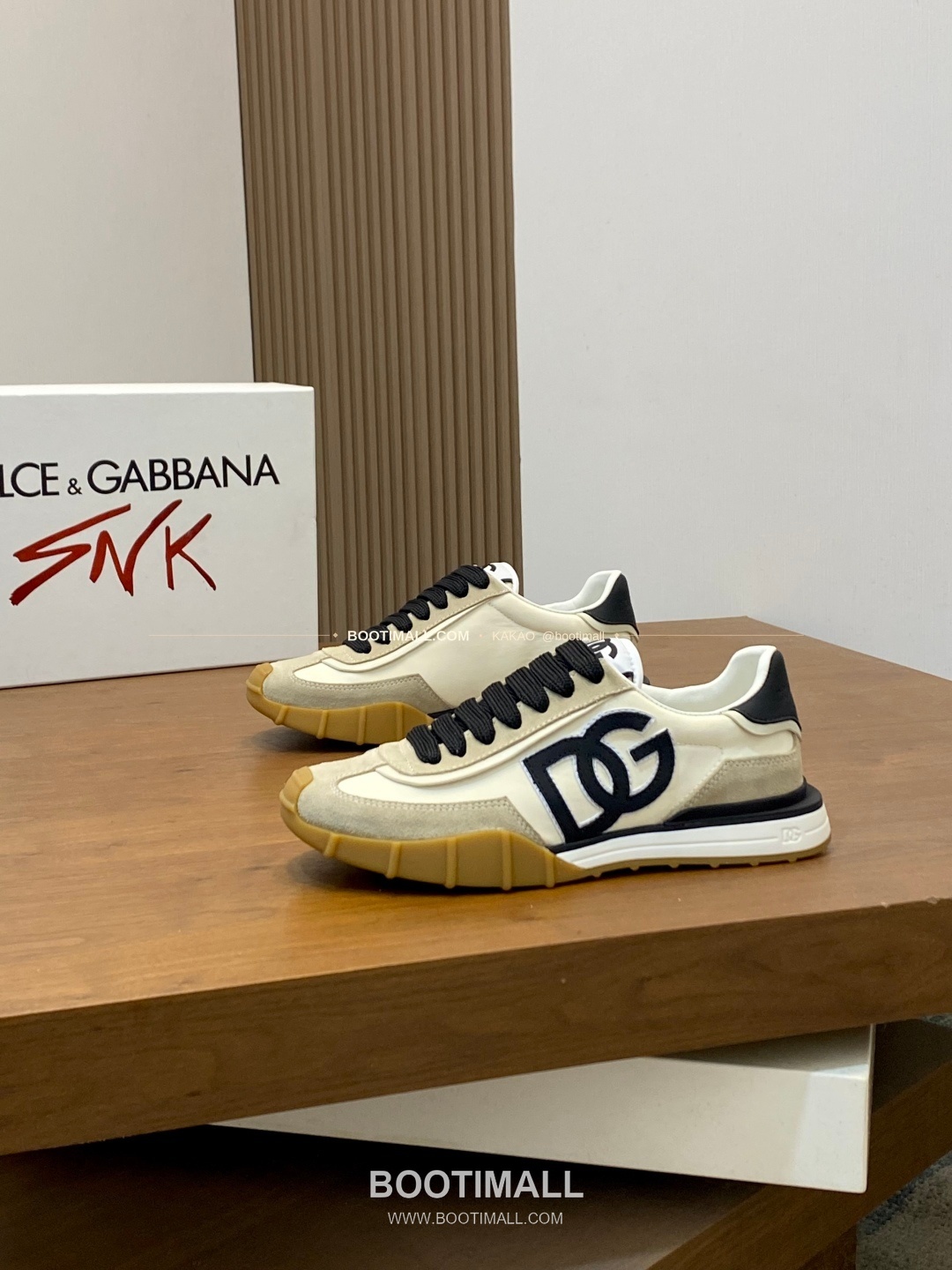 돌체앤가바나 송아지가죽 믹스 로고 레이스업 스니커즈 Dolce & Gabbana Calfskin Mix Logo Lace-Up Sneakers 3