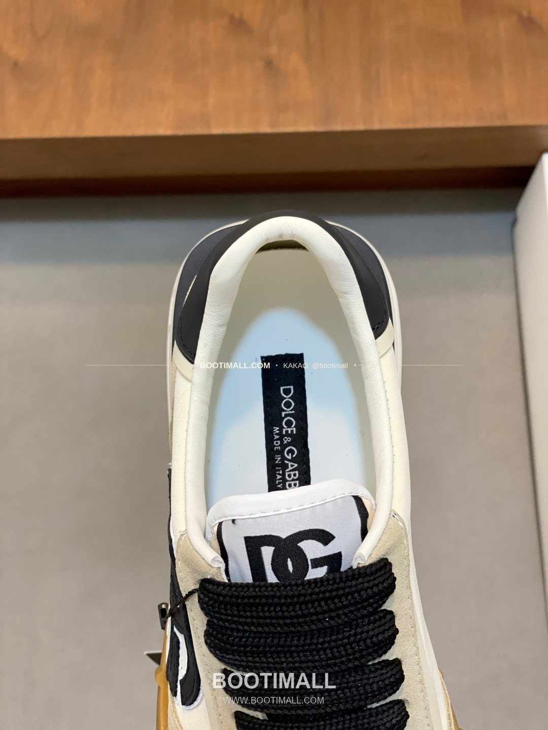 돌체앤가바나 송아지가죽 믹스 로고 레이스업 스니커즈 Dolce & Gabbana Calfskin Mix Logo Lace-Up Sneakers 7