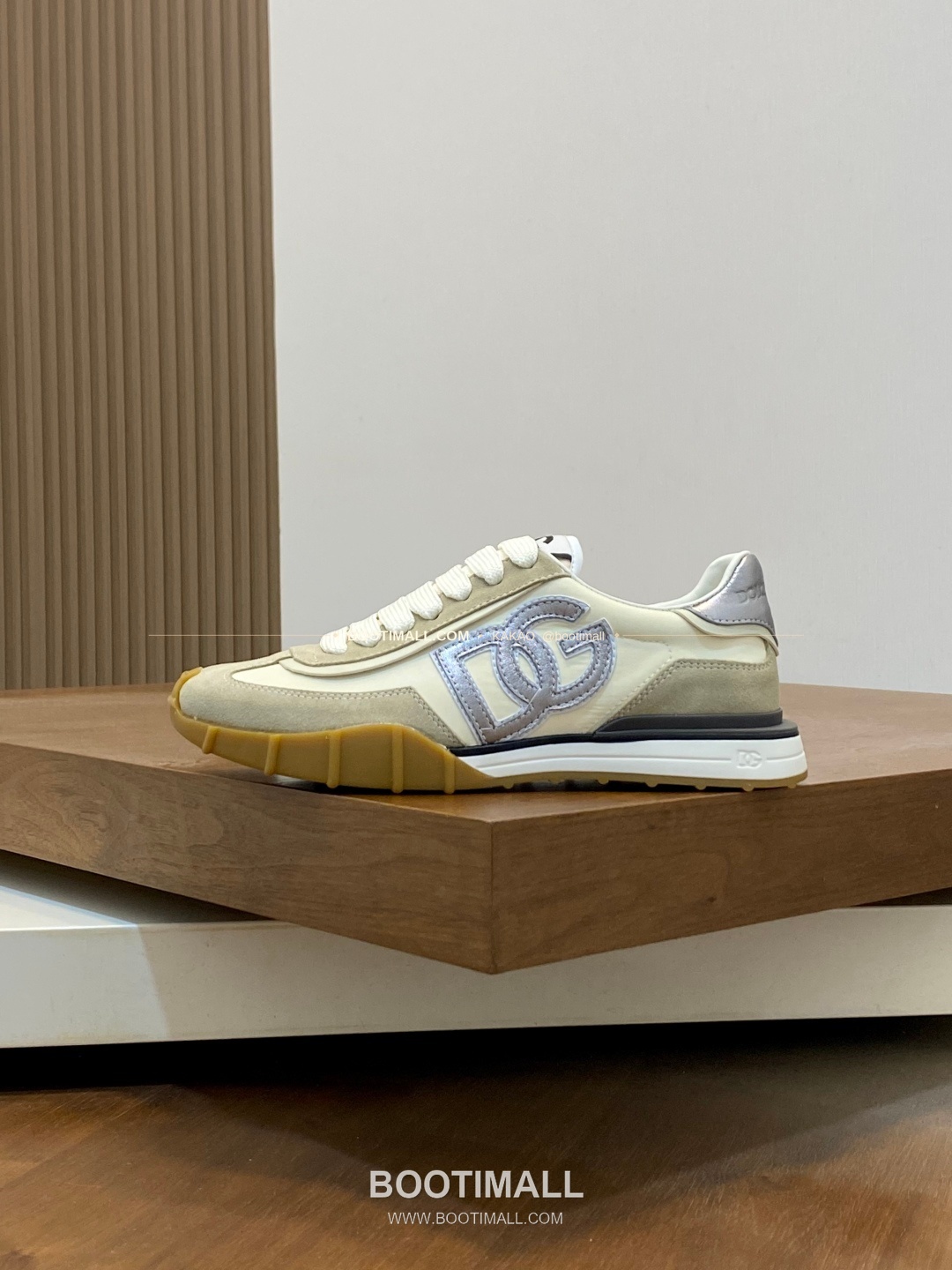 돌체앤가바나 송아지가죽 믹스 로고 레이스업 스니커즈 Dolce & Gabbana Calfskin Mix Logo Lace-Up Sneakers 2