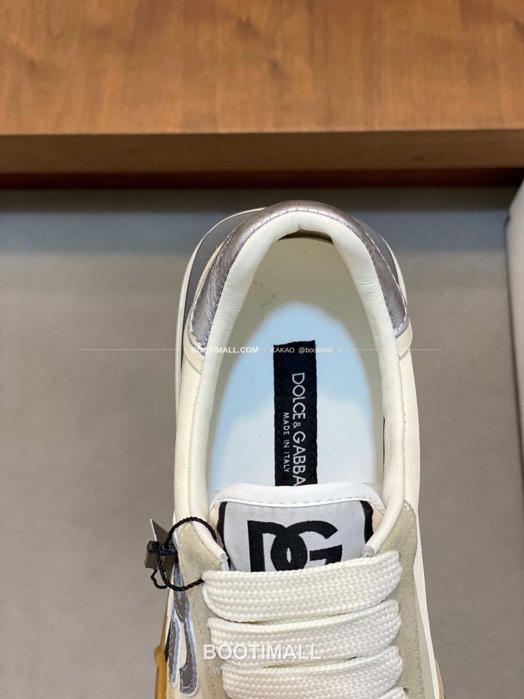 돌체앤가바나 송아지가죽 믹스 로고 레이스업 스니커즈 Dolce & Gabbana Calfskin Mix Logo Lace-Up Sneakers 7