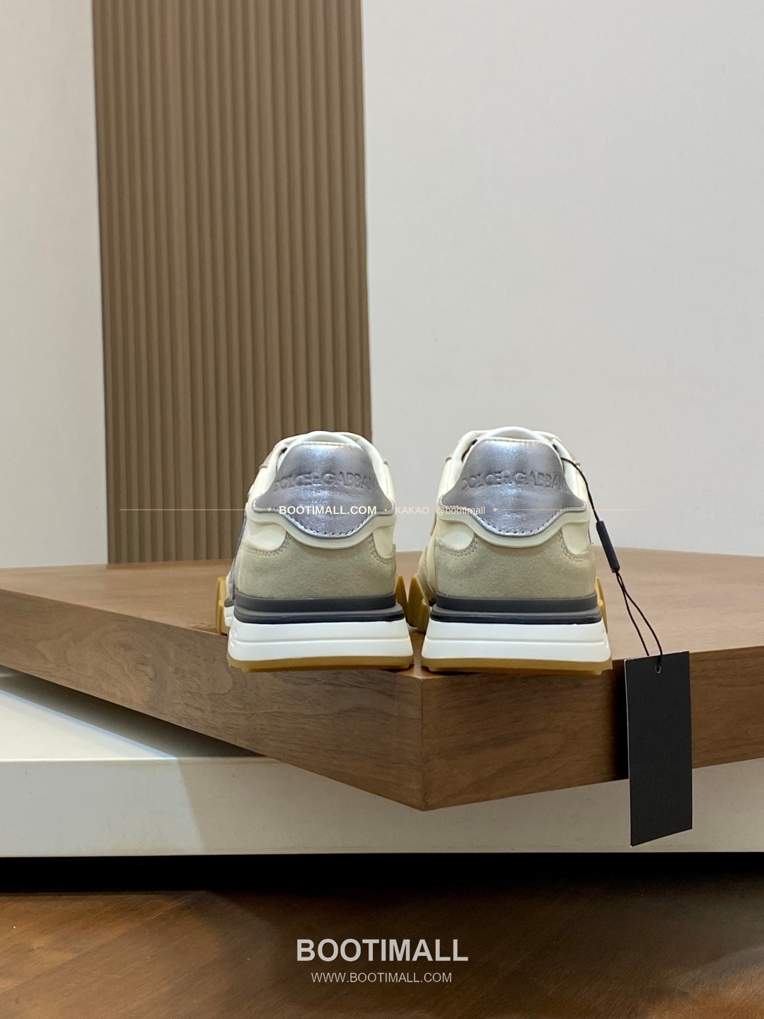 돌체앤가바나 송아지가죽 믹스 로고 레이스업 스니커즈 Dolce & Gabbana Calfskin Mix Logo Lace-Up Sneakers 8