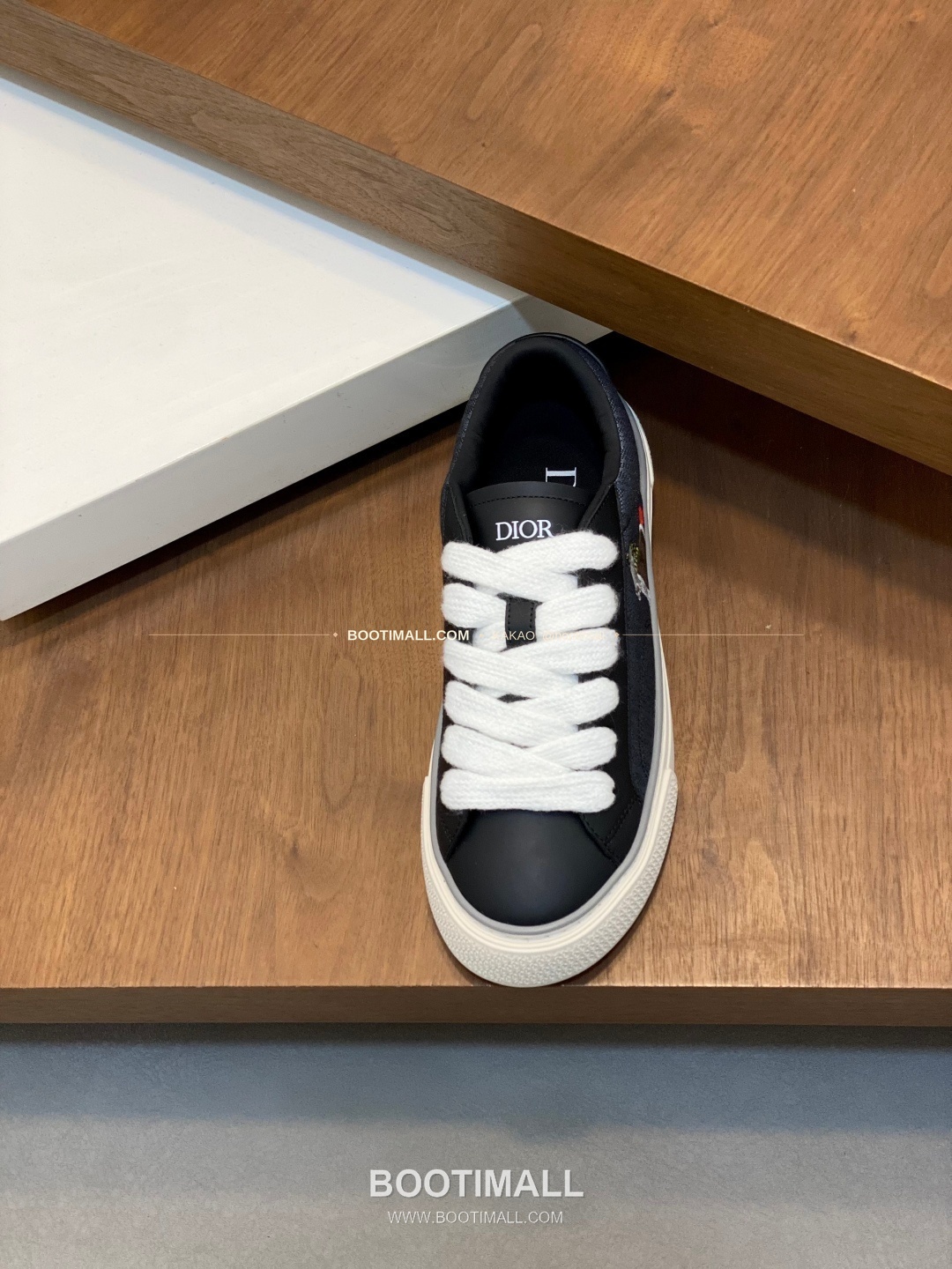 디올 송아지가죽 오블리크 로고 레이스업 스니커즈 블랙 Dior Calfskin Oblique Logo Lace-Up Sneakers 6