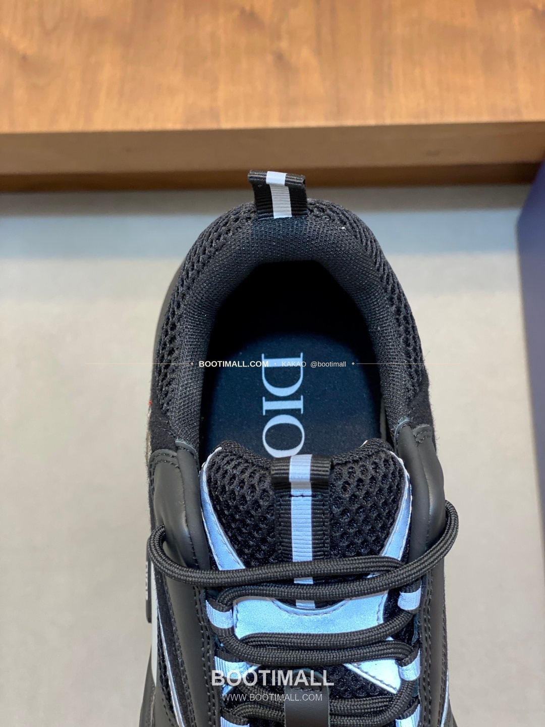 디올 스웨이드 메쉬 로고 레이스업 스니커즈 블랙 Dior Suede Mesh Logo Lace-Up Sneakers 7