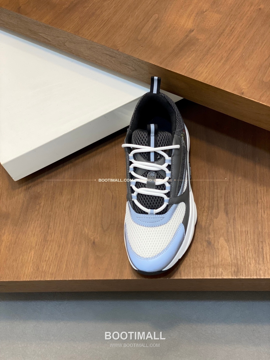 디올 스웨이드 메쉬 로고 레이스업 스니커즈 스카이블루 Dior Suede Mesh Logo Lace-Up Sneakers 6