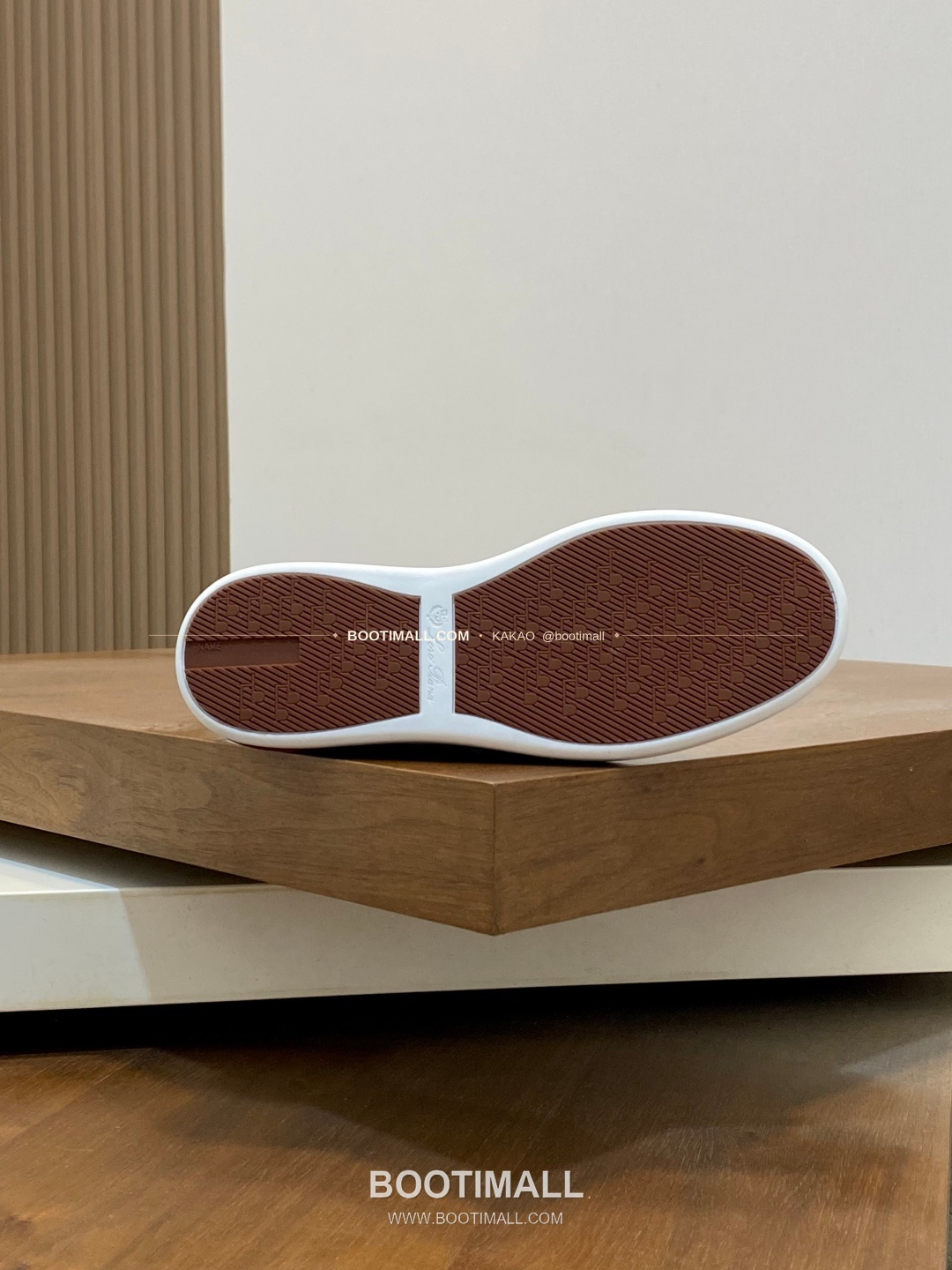 로로피아나 송아지가죽 스웨이드 믹스 로고 슬립온 다크브라운 Loro Piana Calfskin Suede Mix Logo Slip-On Sneakers 9