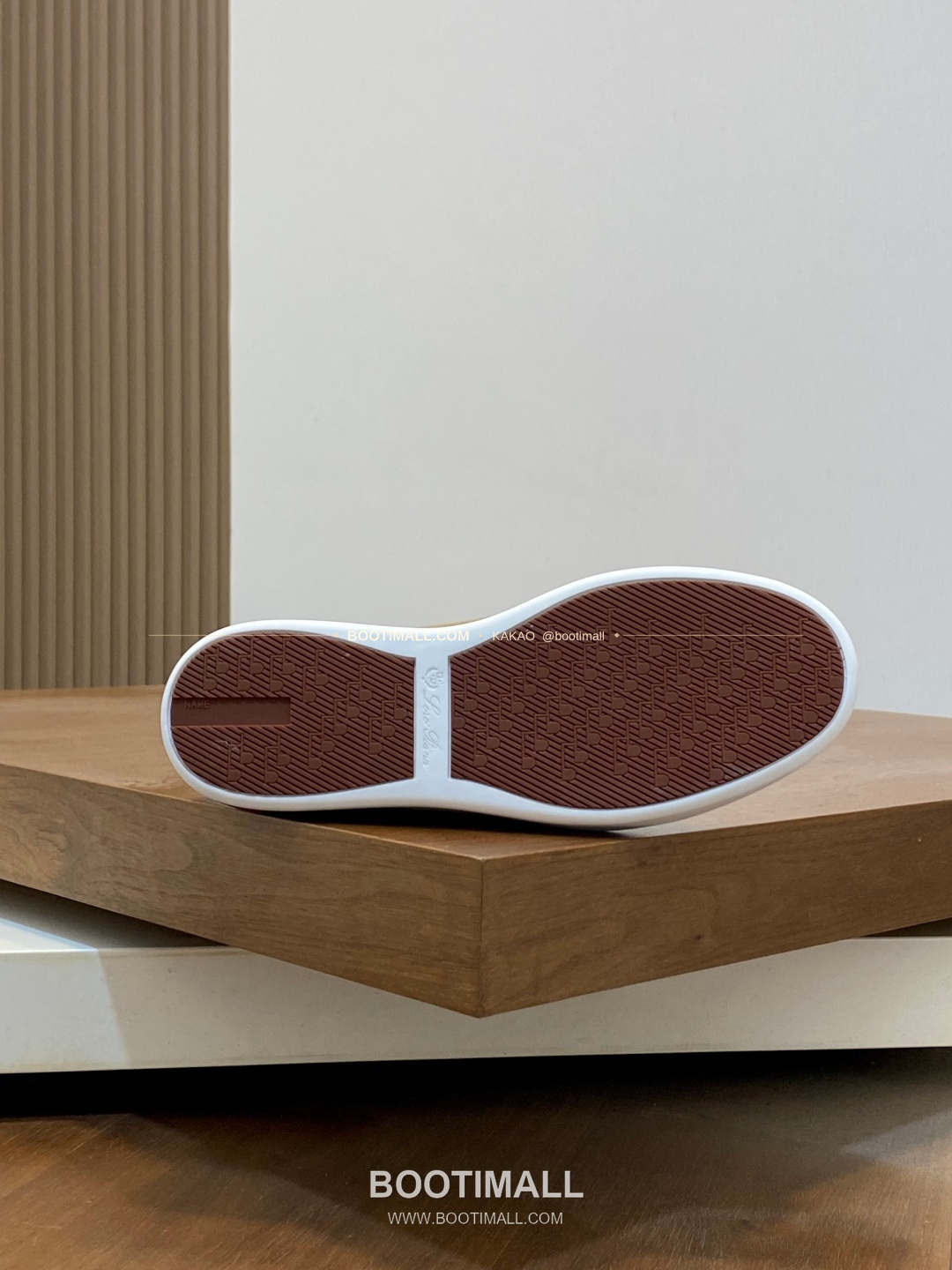 로로피아나 송아지가죽 스웨이드 믹스 로고 로퍼 브라운 Loro Piana Calfskin Suede Mix Logo Loafers 9