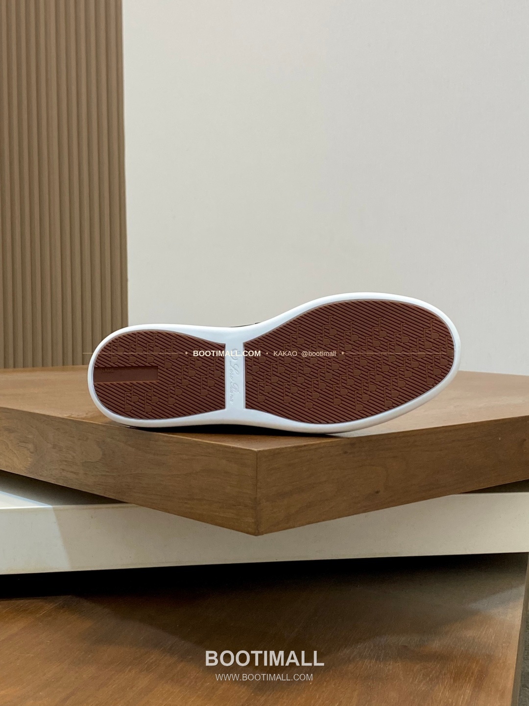 로로피아나 송아지가죽 스웨이드 믹스 로고 로퍼 블랙 Loro Piana Calfskin Suede Mix Logo Loafers 9