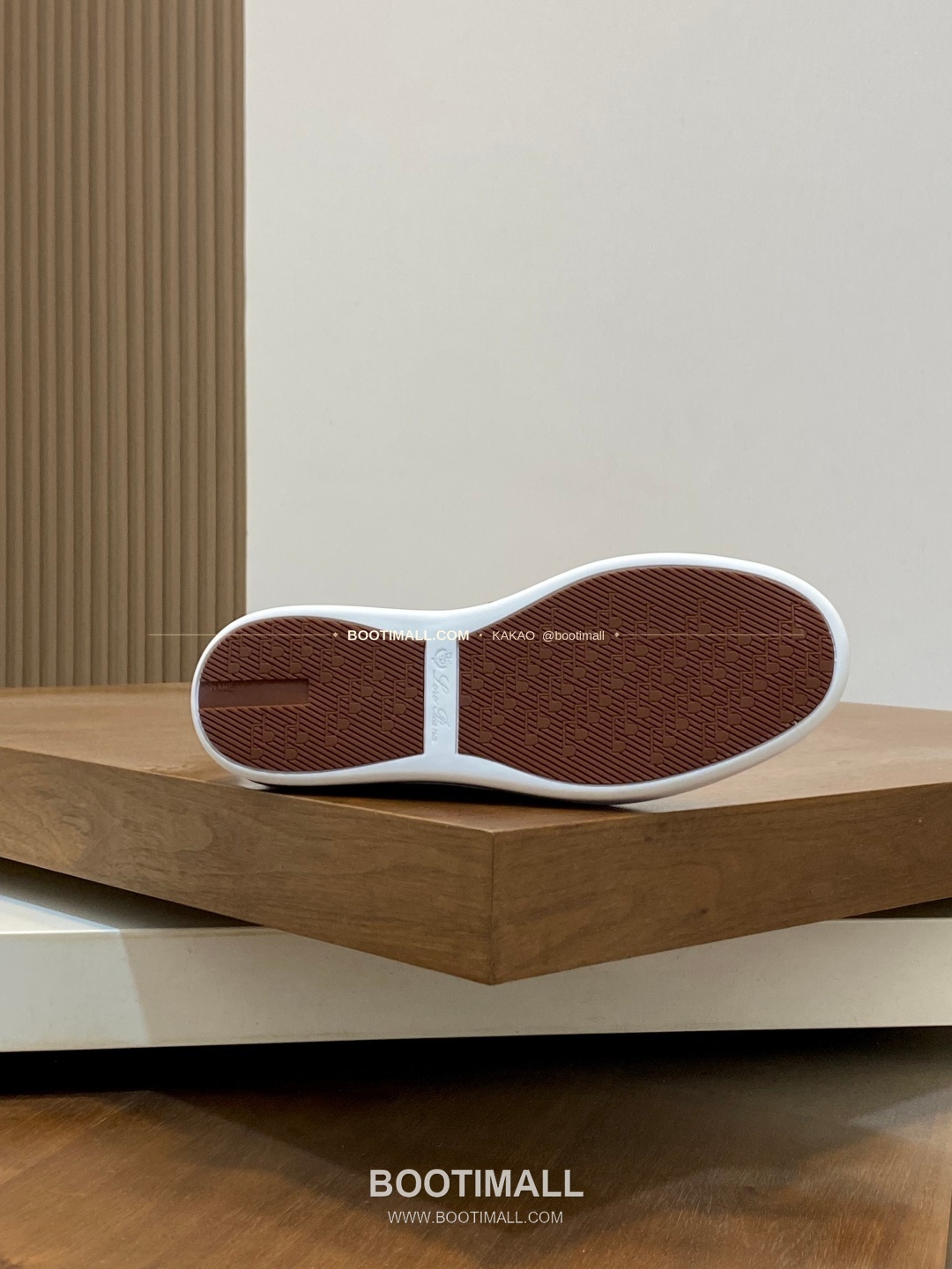 로로피아나 송아지가죽 스웨이드 믹스 로고 로퍼 그레이 Loro Piana Calfskin Suede Mix Logo Loafers 9