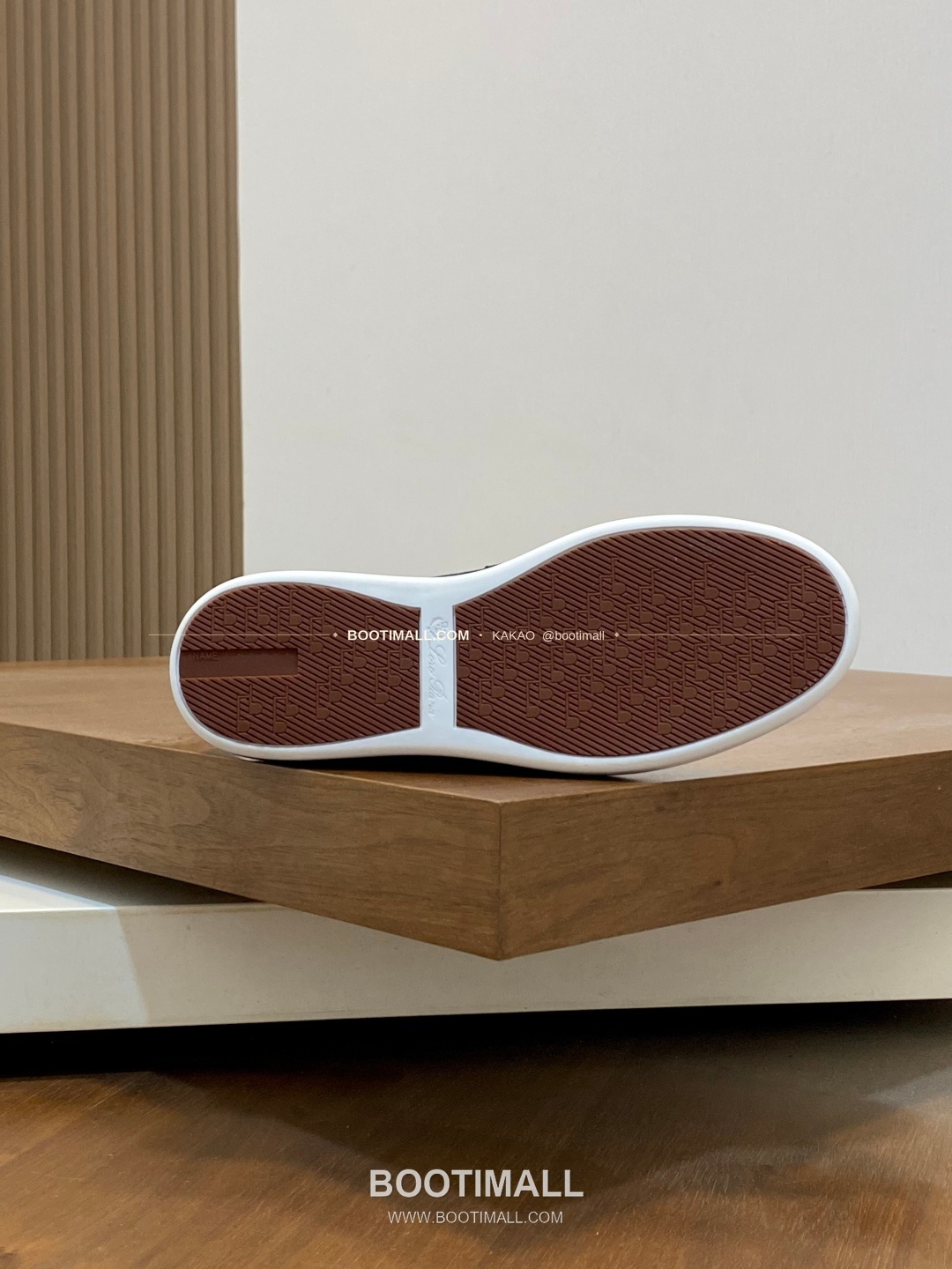 로로피아나 송아지가죽 스웨이드 믹스 로고 로퍼 네이비 Loro Piana Calfskin Suede Mix Logo Loafers 9