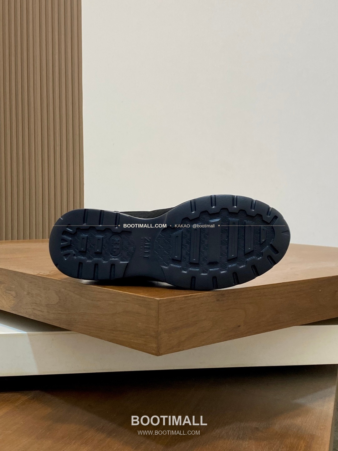 질리 그레인가죽 로고 레이스업 스니커즈 블랙 ZILLI Grained Calfskin Logo Lace-Up Sneakers 9