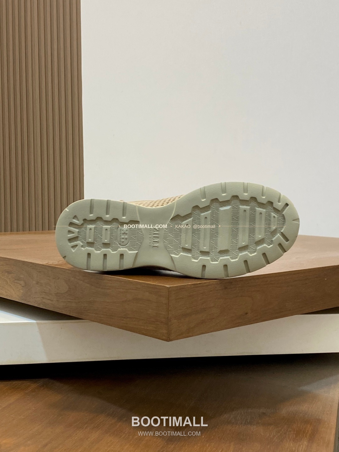 질리 그레인가죽 로고 레이스업 스니커즈 베이지 ZILLI Grained Calfskin Logo Lace-Up Sneakers 9