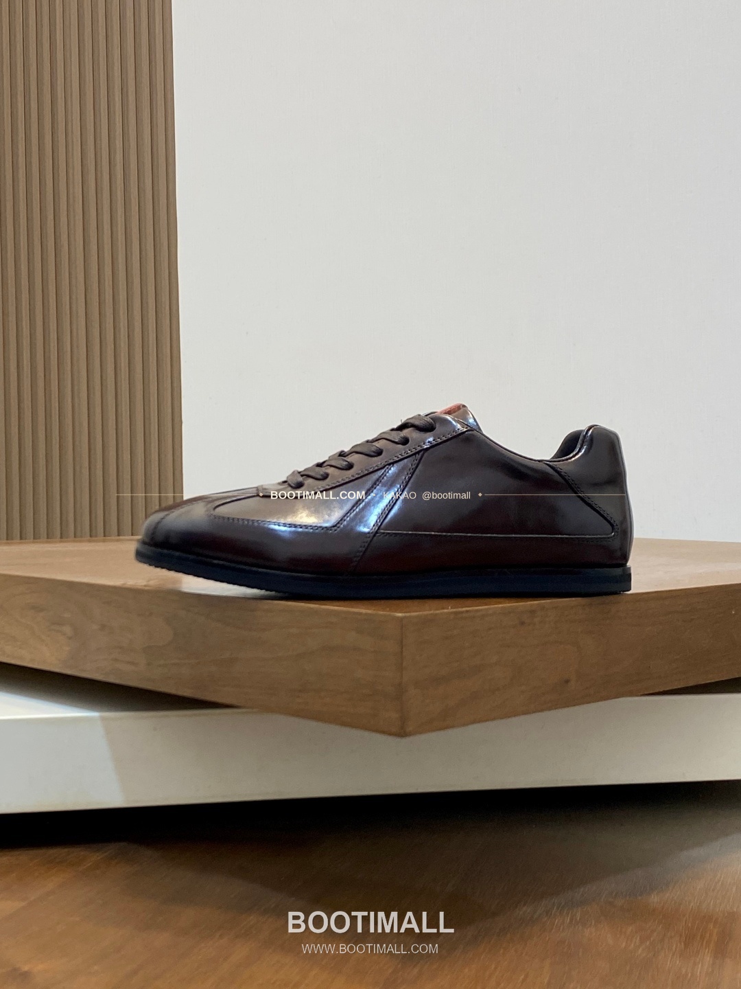 프라다 메쉬 가죽 믹스 로고 레이스업 스니커즈 브라운 Prada Mesh Calfskin Mix Logo Lace-Up Sneakers 2