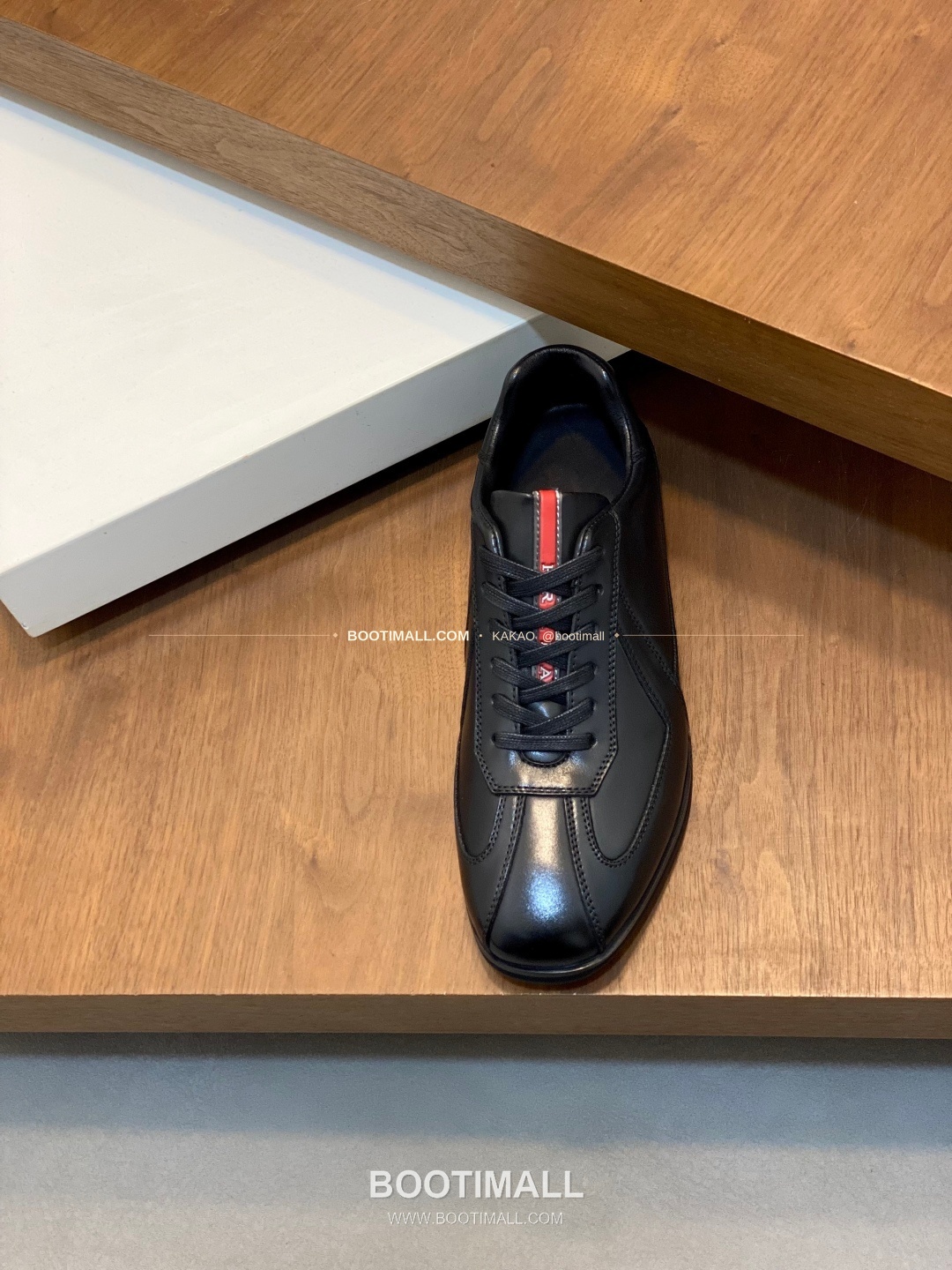 프라다 메쉬 가죽 믹스 로고 레이스업 스니커즈 블랙 Prada Mesh Calfskin Mix Logo Lace-Up Sneakers 6