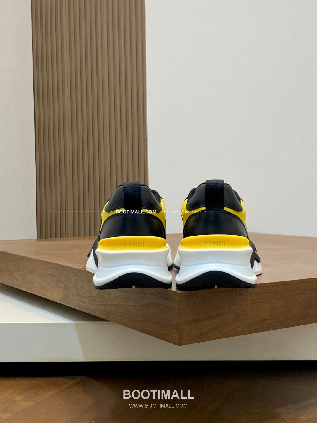 펜디 플로우 테크패브릭 레더 로고 밴딩 스니커즈 블랙 Fendi Flow Tech Fabric Leather Logo Band Sneakers 8