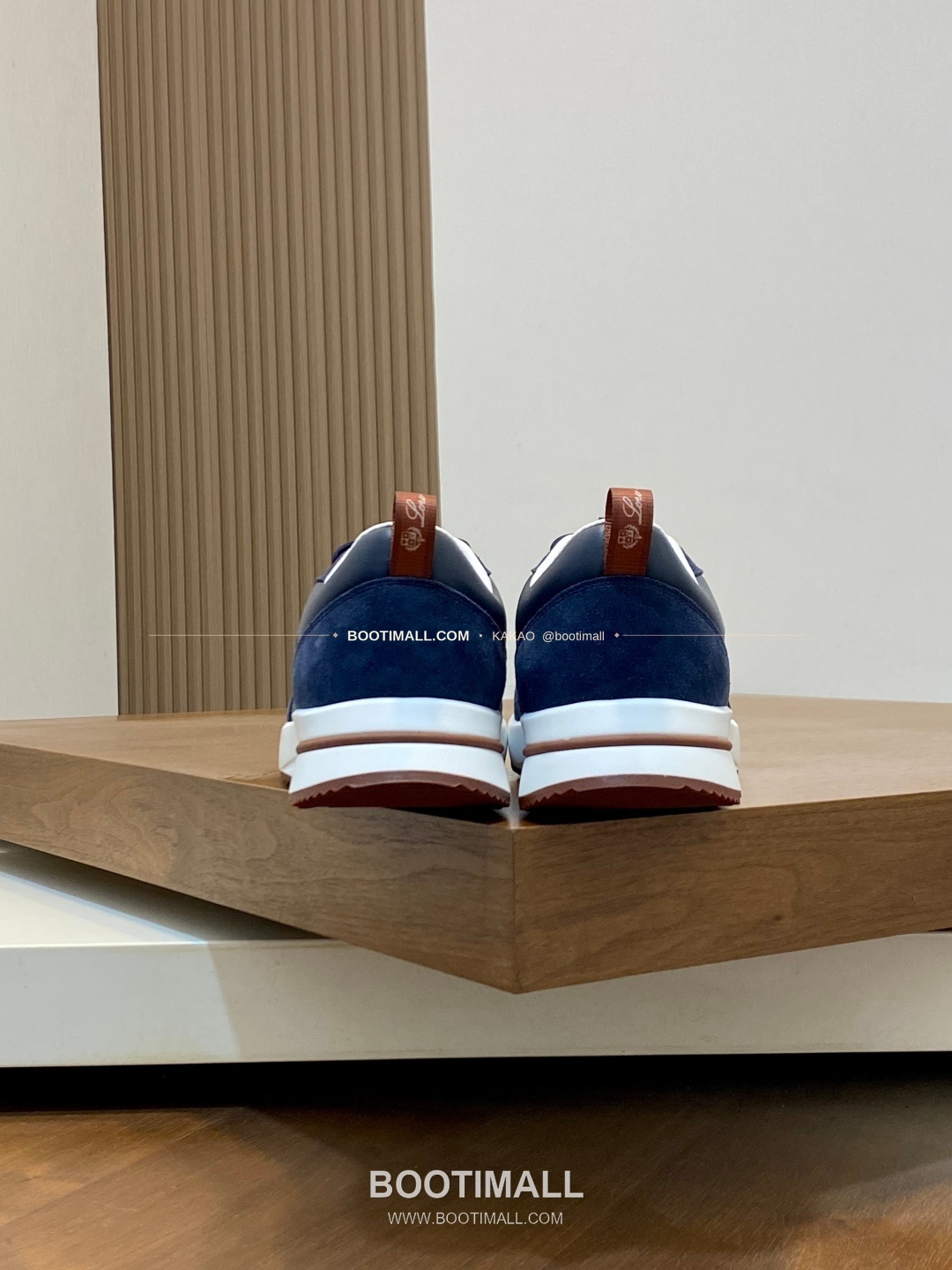 로로피아나 캐시미어 플라이니트 메쉬 레더 로고 레이스업 스니커즈 Loro Piana Cashmere Flyknit Mesh Leather Logo Lace-Up Sneakers 8