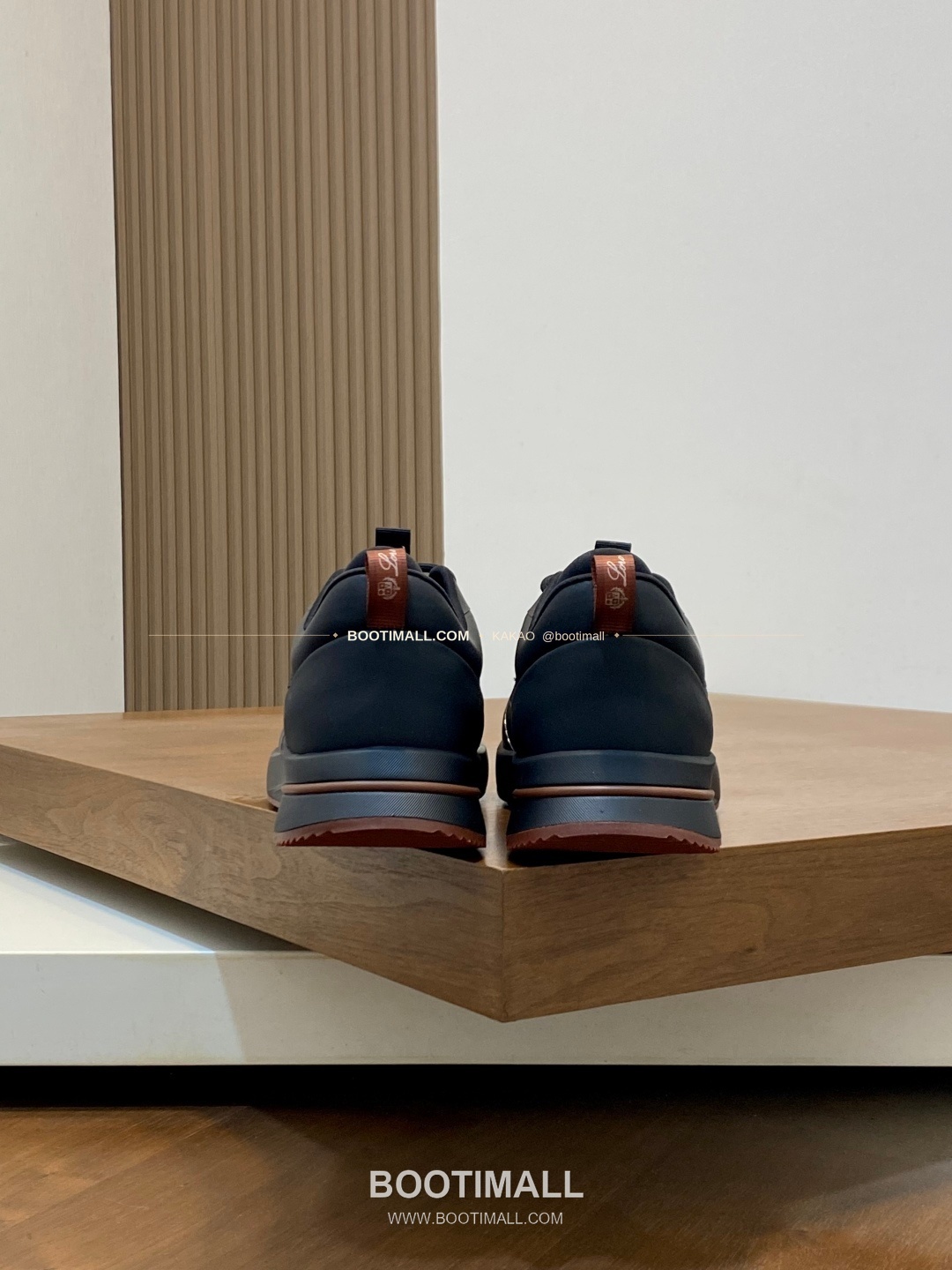 로로피아나 캐시미어 플라이니트 메쉬 로고 레이스업 스니커즈 블랙 Loro Piana Cashmere Flyknit Mesh Logo Lace-Up Sneakers 8