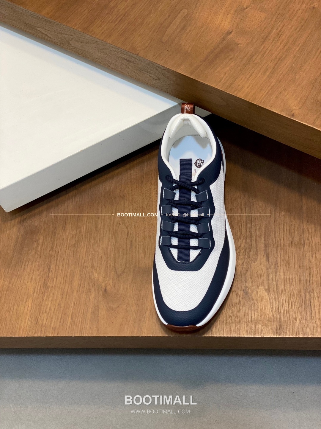 로로피아나 캐시미어 플라이니트 메쉬 로고 레이스업 스니커즈 Loro Piana Cashmere Flyknit Mesh Logo Lace-Up Sneakers 6