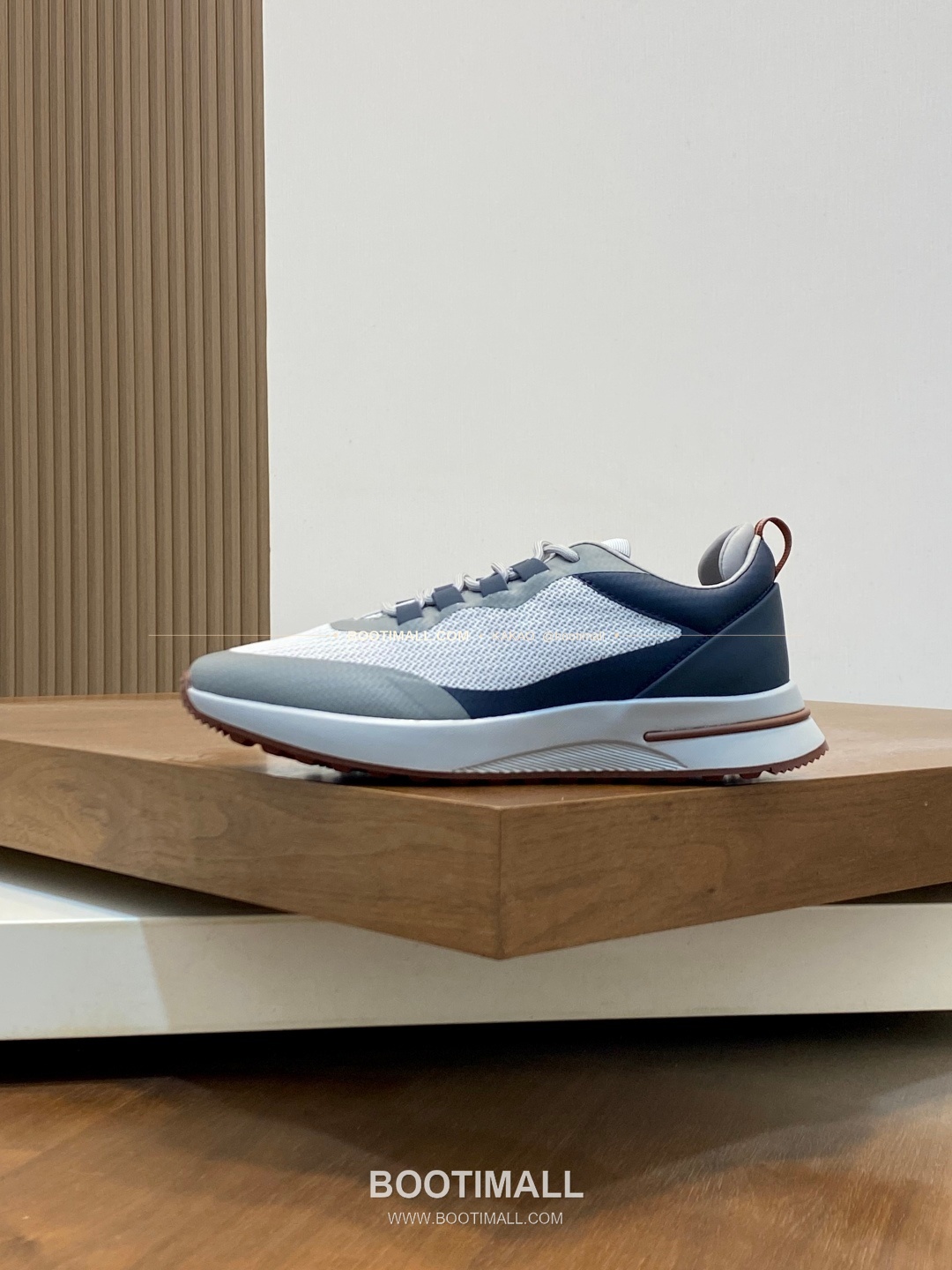 로로피아나 캐시미어 플라이니트 메쉬 로고 레이스업 스니커즈 Loro Piana Cashmere Flyknit Mesh Logo Lace-Up Sneakers 2