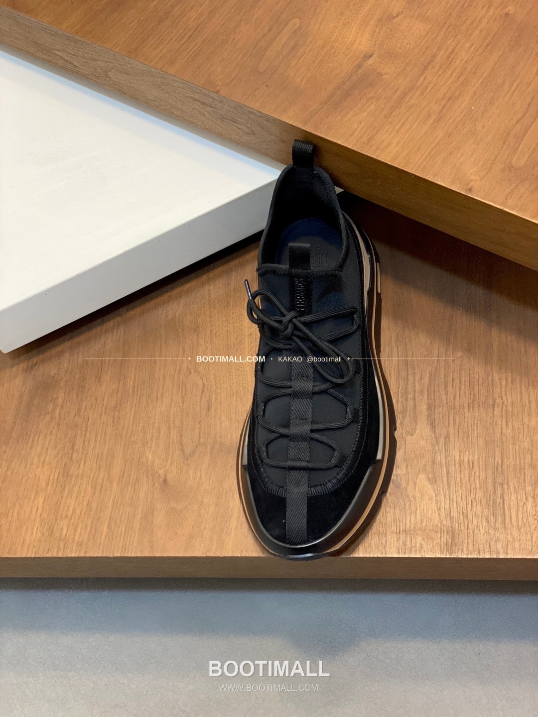 에르메스 바운싱 송아지가죽 엘라스틱 패브릭 로고 레이스업 스니커즈 Hermes Bouncing Calfskin Elastic Fabric Logo Lace-Up Sneakers 6