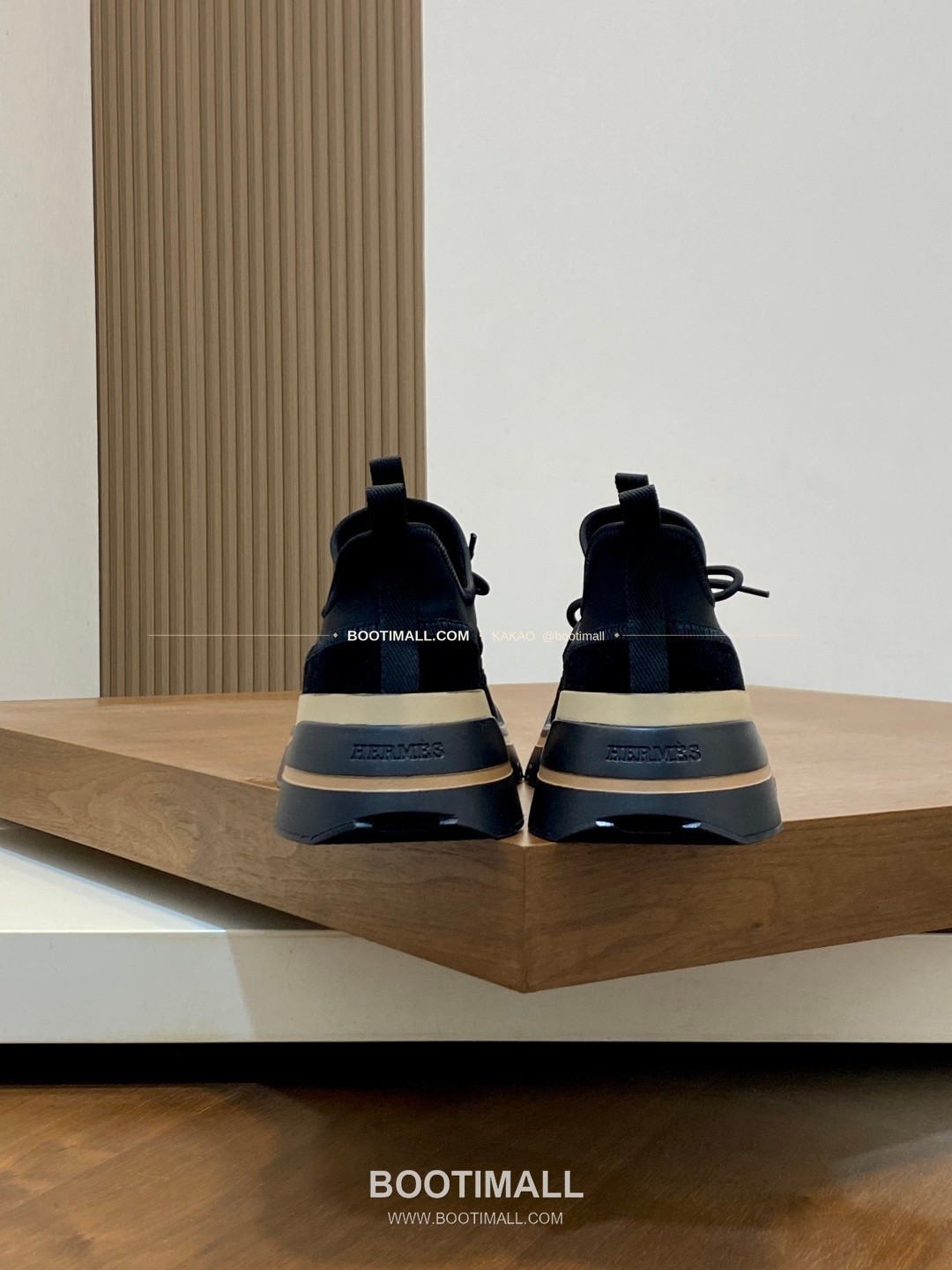 에르메스 바운싱 송아지가죽 엘라스틱 패브릭 로고 레이스업 스니커즈 Hermes Bouncing Calfskin Elastic Fabric Logo Lace-Up Sneakers 8