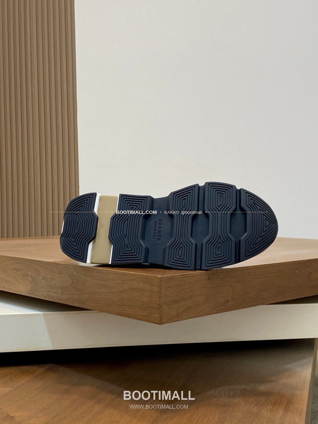 에르메스 바운싱 송아지가죽 엘라스틱 패브릭 로고 레이스업 스니커즈 네이비 Hermes Bouncing Calfskin Elastic Fabric Logo Lace-Up Sneakers 9