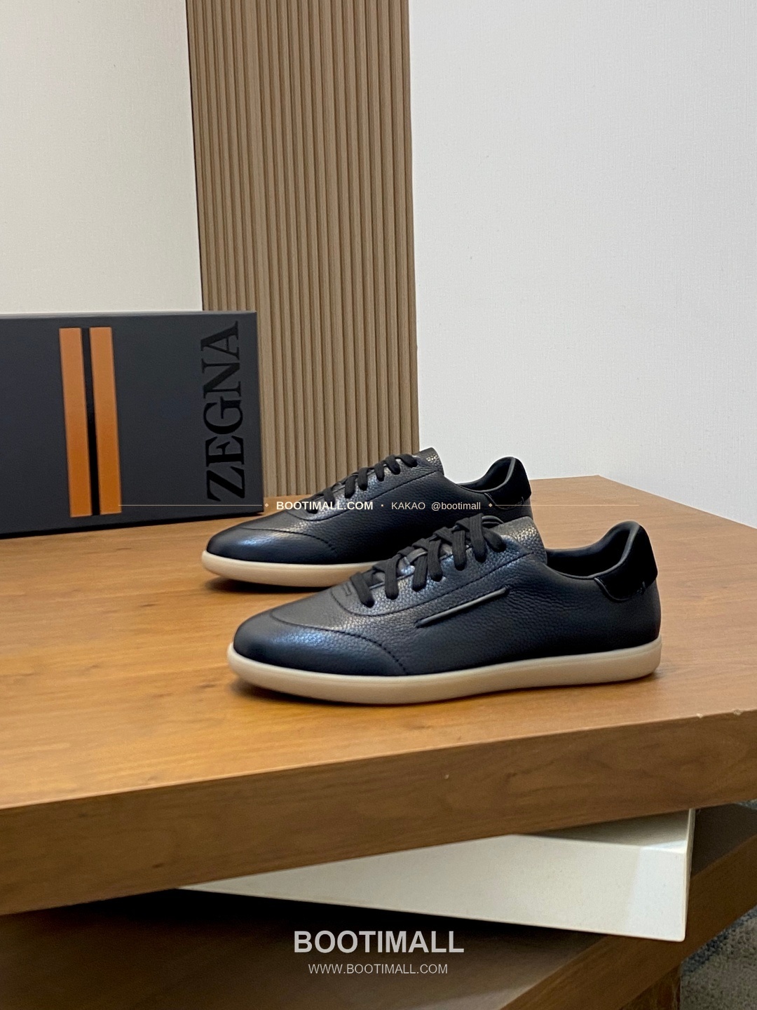 제냐 232 스웨이드 로고 레이스업 스니커즈 Zegna 232 Suede Logo Lace-Up Sneakers 3