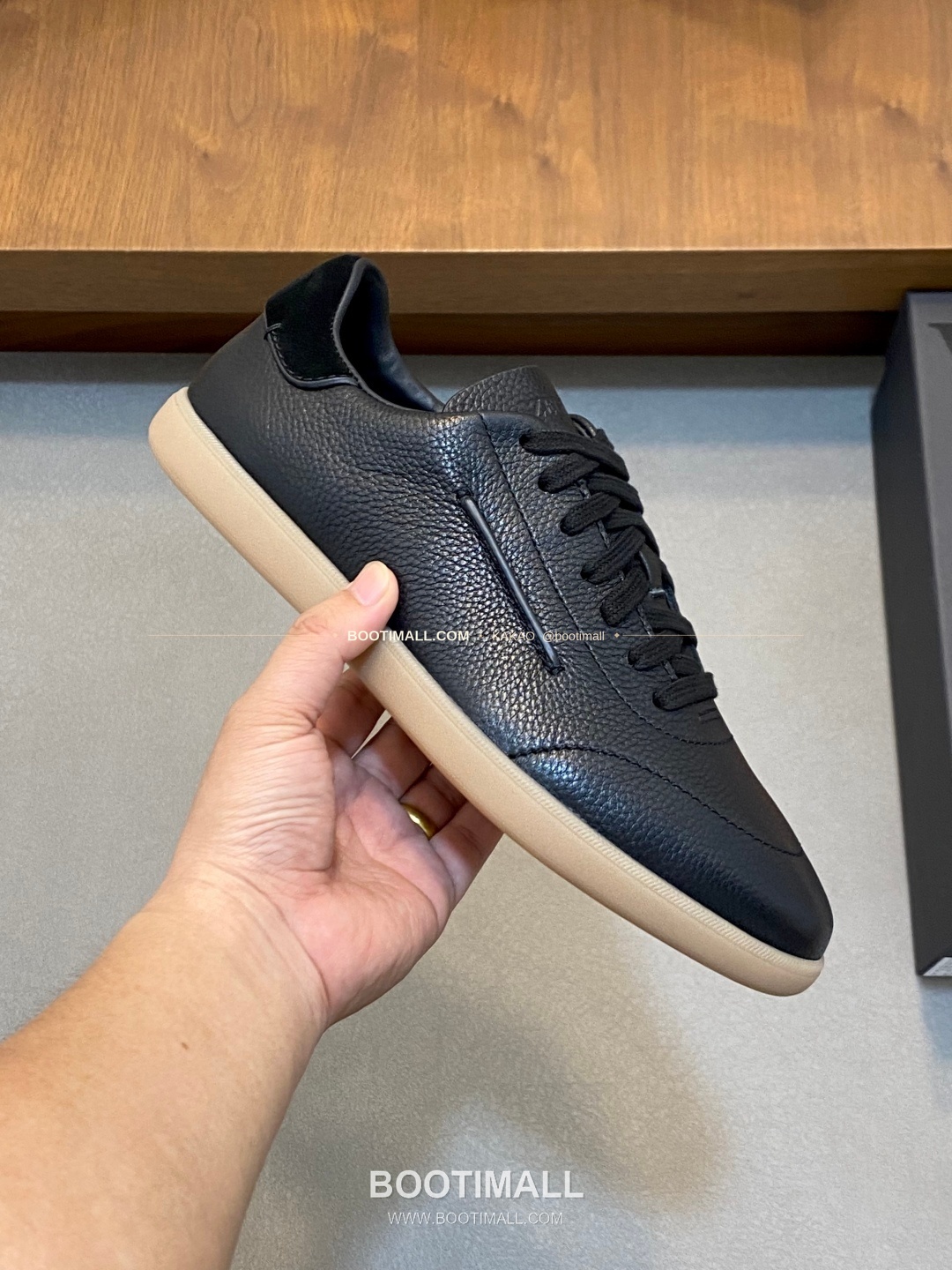 제냐 232 스웨이드 로고 레이스업 스니커즈 Zegna 232 Suede Logo Lace-Up Sneakers 4