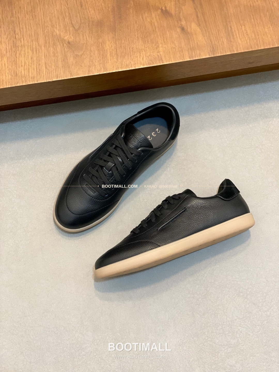 제냐 232 스웨이드 로고 레이스업 스니커즈 Zegna 232 Suede Logo Lace-Up Sneakers 5
