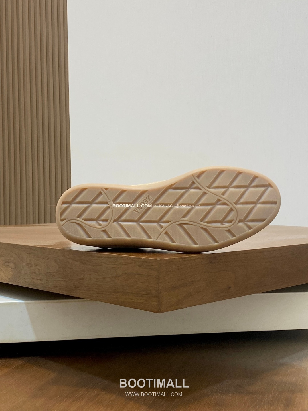 제냐 232 스웨이드 로고 레이스업 스니커즈 베이지 Zegna 232 Suede Logo Lace-Up Sneakers 9