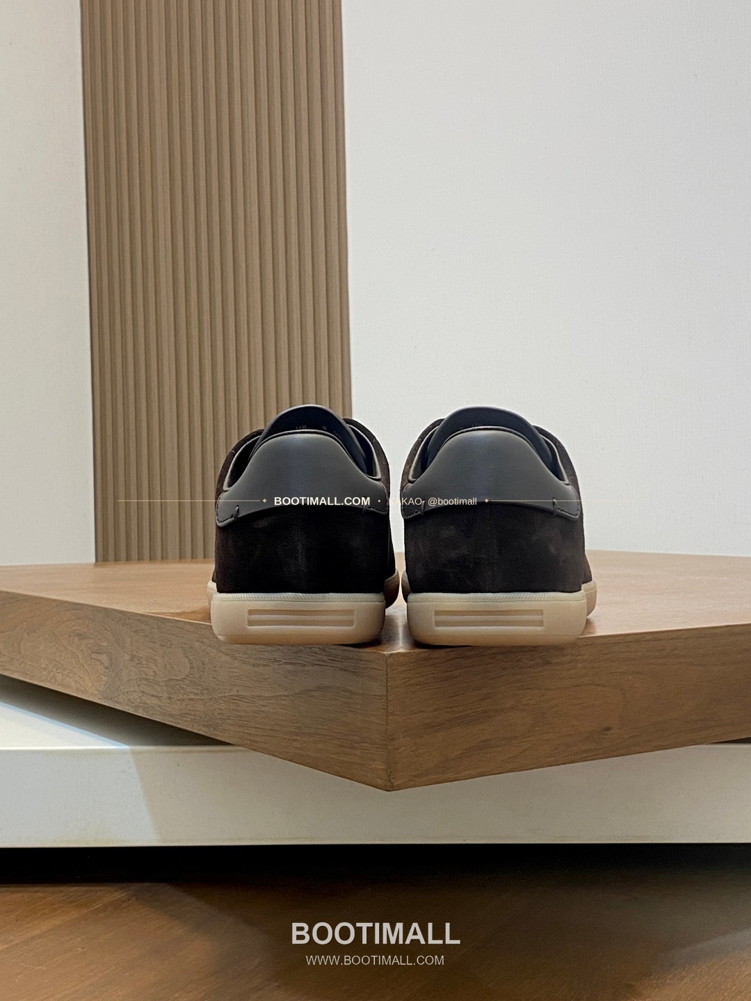 제냐 232 스웨이드 로고 레이스업 스니커즈 다크브라운 Zegna 232 Suede Logo Lace-Up Sneakers 8