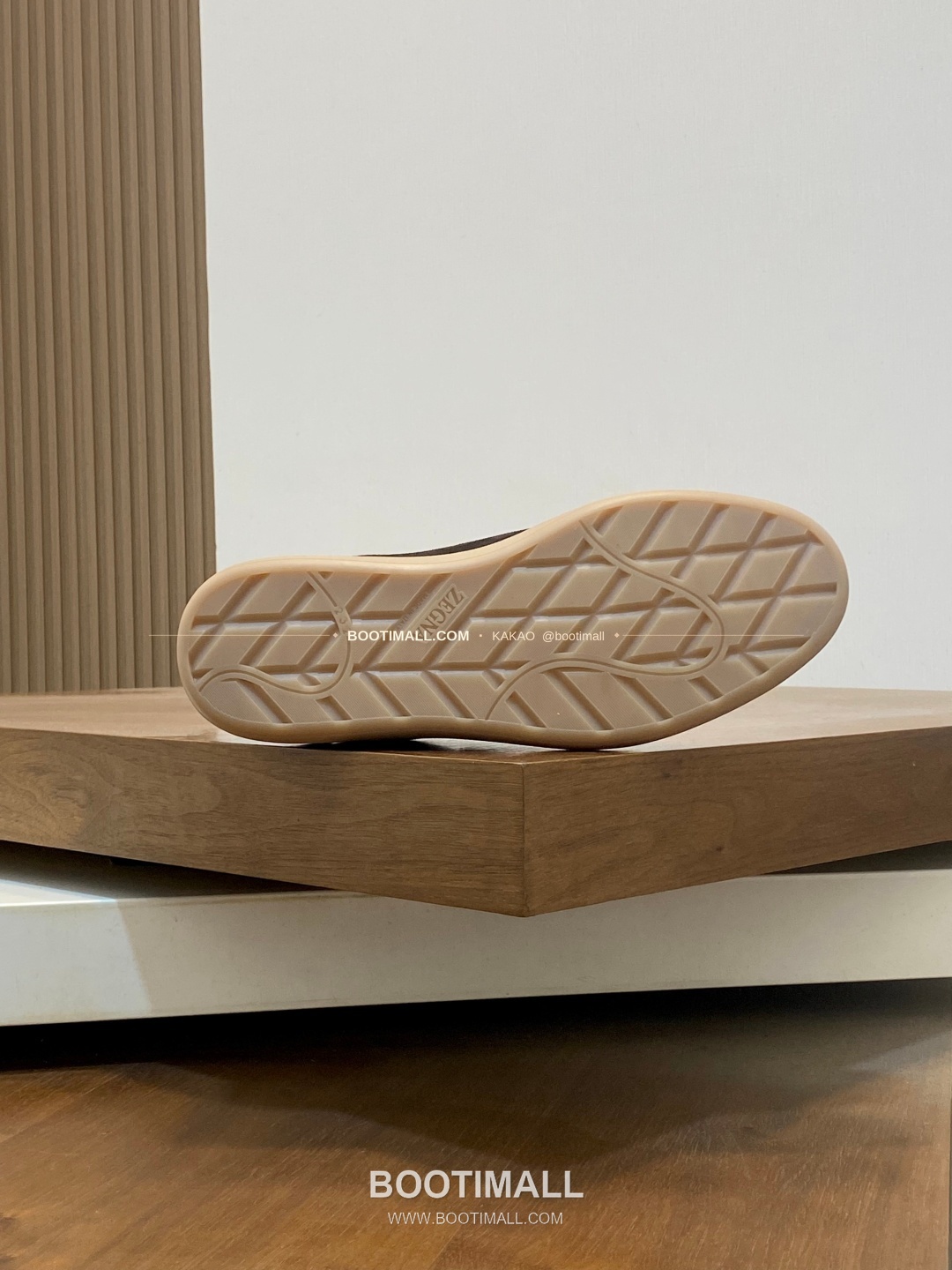 제냐 232 스웨이드 로고 레이스업 스니커즈 다크브라운 Zegna 232 Suede Logo Lace-Up Sneakers 9