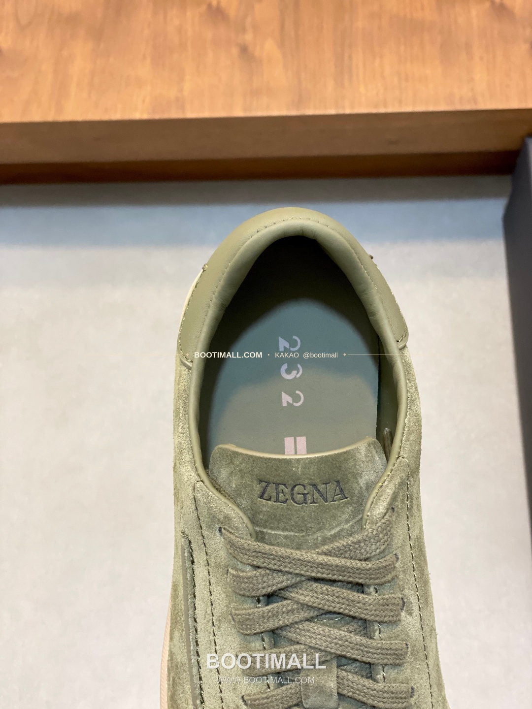제냐 232 스웨이드 로고 레이스업 스니커즈 Zegna 232 Suede Logo Lace-Up Sneakers 7