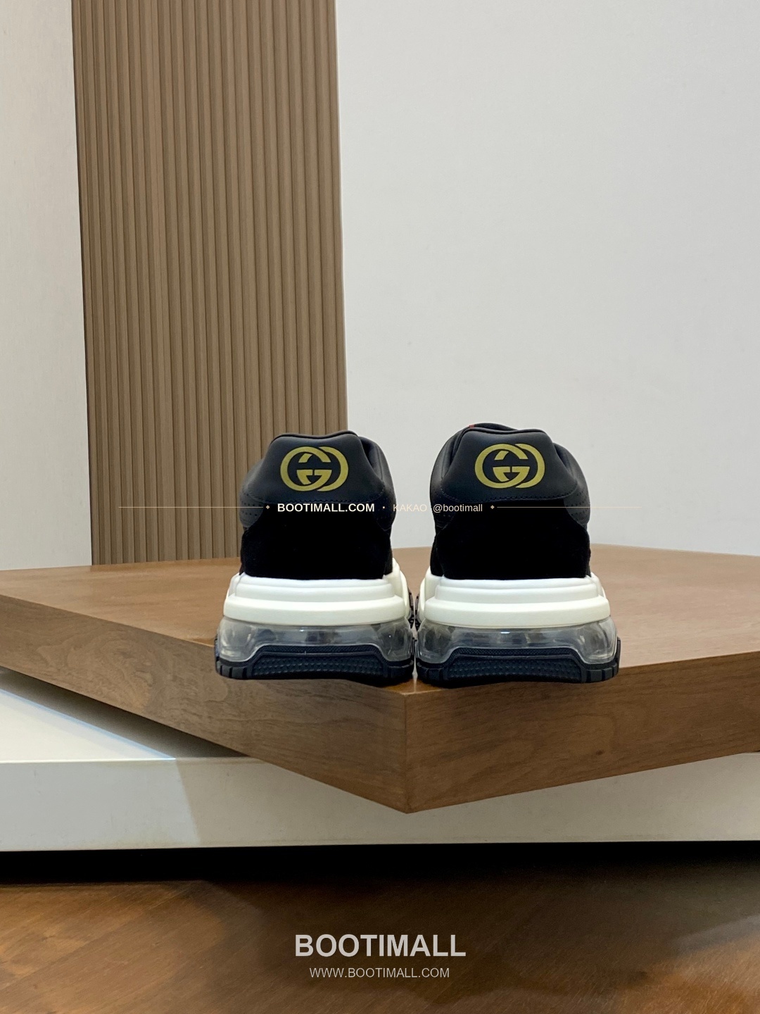 구찌 나파가죽 로고 레이스업 스니커즈 블랙 Gucci Nappa Calfskin Logo Lace-Up Sneakers 8