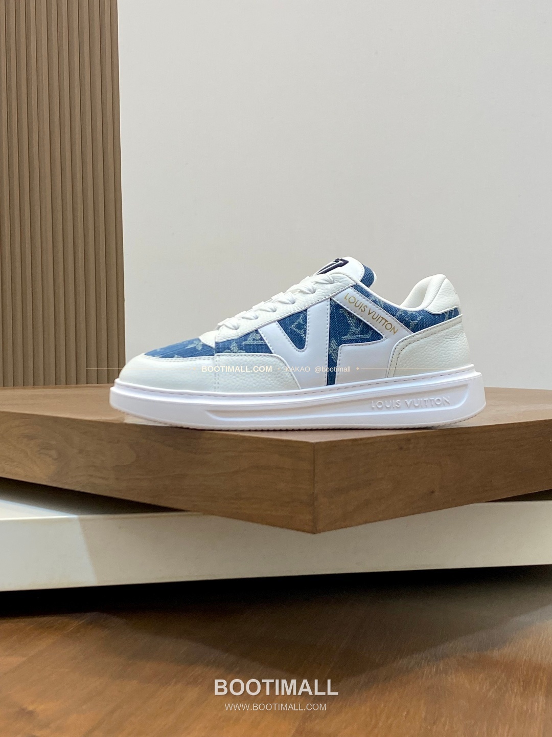 루이비통 모노그램 송아지가죽 에어솔 레이스업 스니커즈 Louis Vuitton Monogram Calfskin Air Sole Lace-Up Sneakers 5cm 2