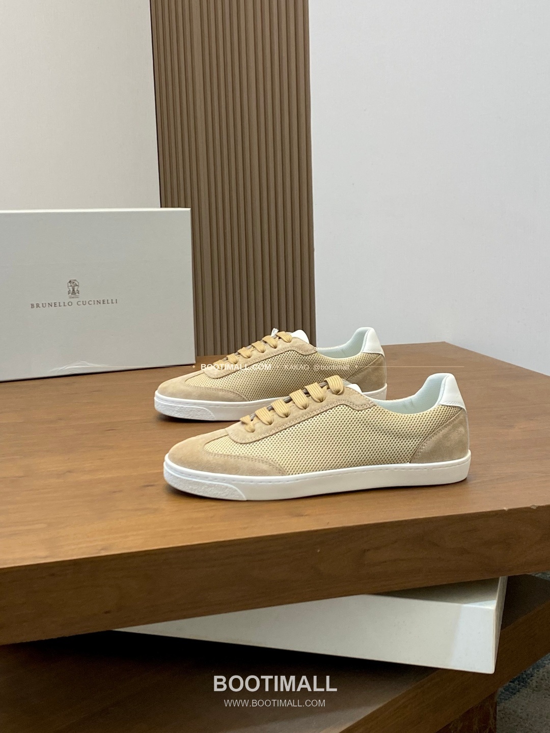 브루넬로쿠치넬리 캐시미어 스웨이드 로고 레이스업 스니커즈 Brunello Cucinelli Cashmere Suede Logo Lace-Up Sneakers 3