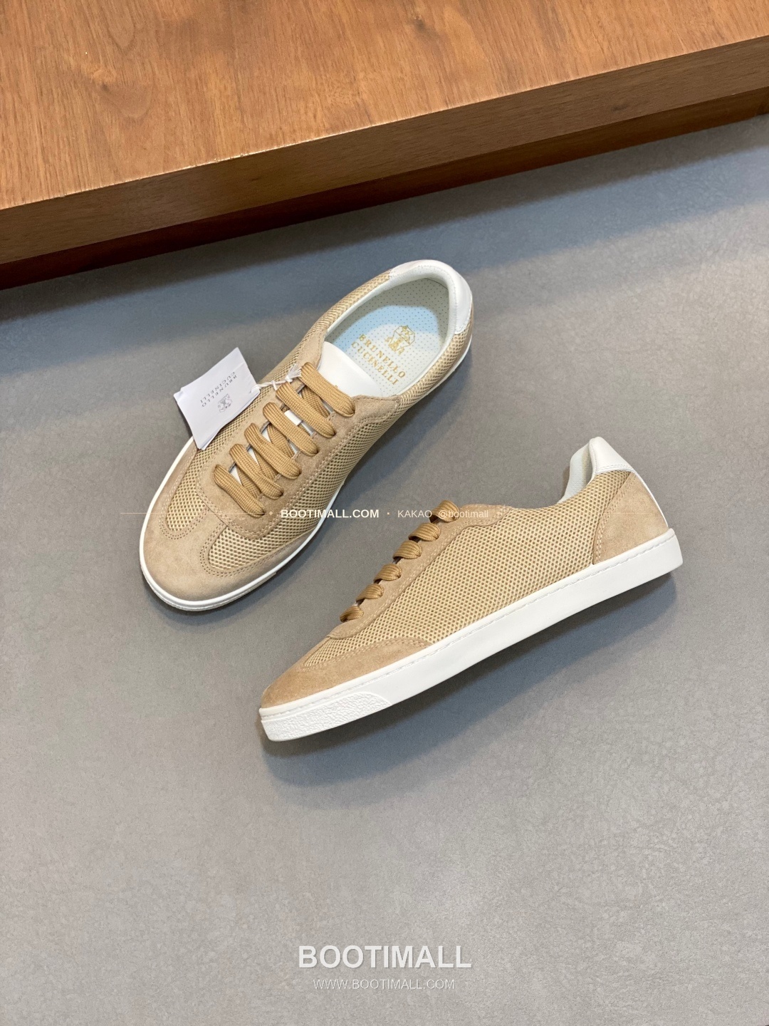 브루넬로쿠치넬리 캐시미어 스웨이드 로고 레이스업 스니커즈 Brunello Cucinelli Cashmere Suede Logo Lace-Up Sneakers 5