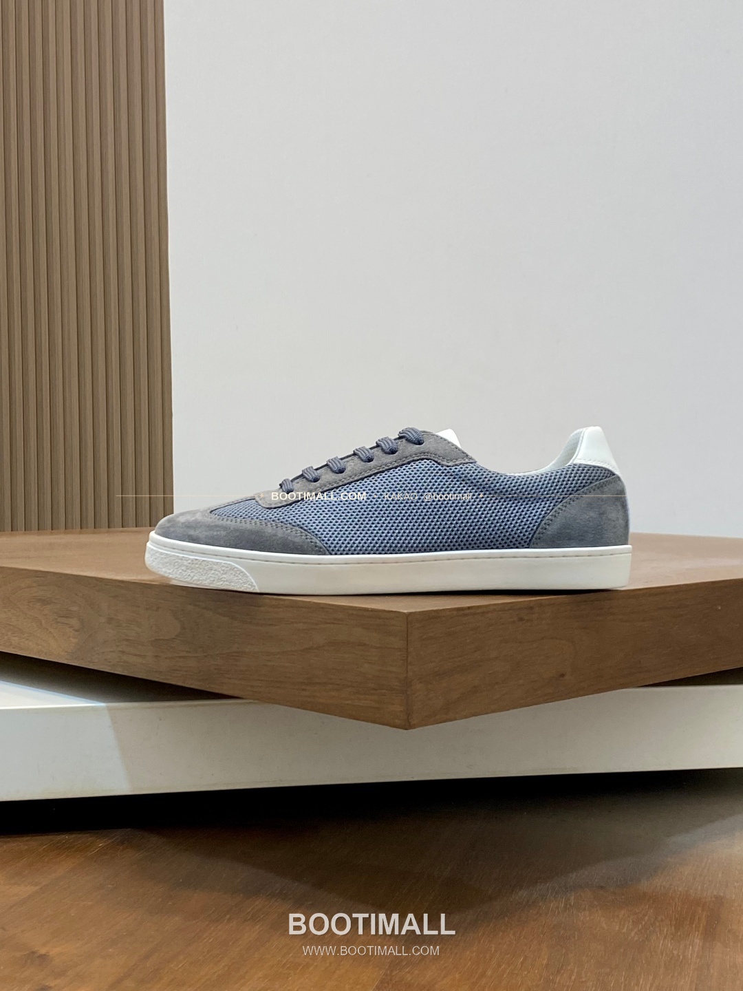 브루넬로쿠치넬리 캐시미어 스웨이드 로고 레이스업 스니커즈 그레이 Brunello Cucinelli Cashmere Suede Logo Lace-Up Sneakers 2