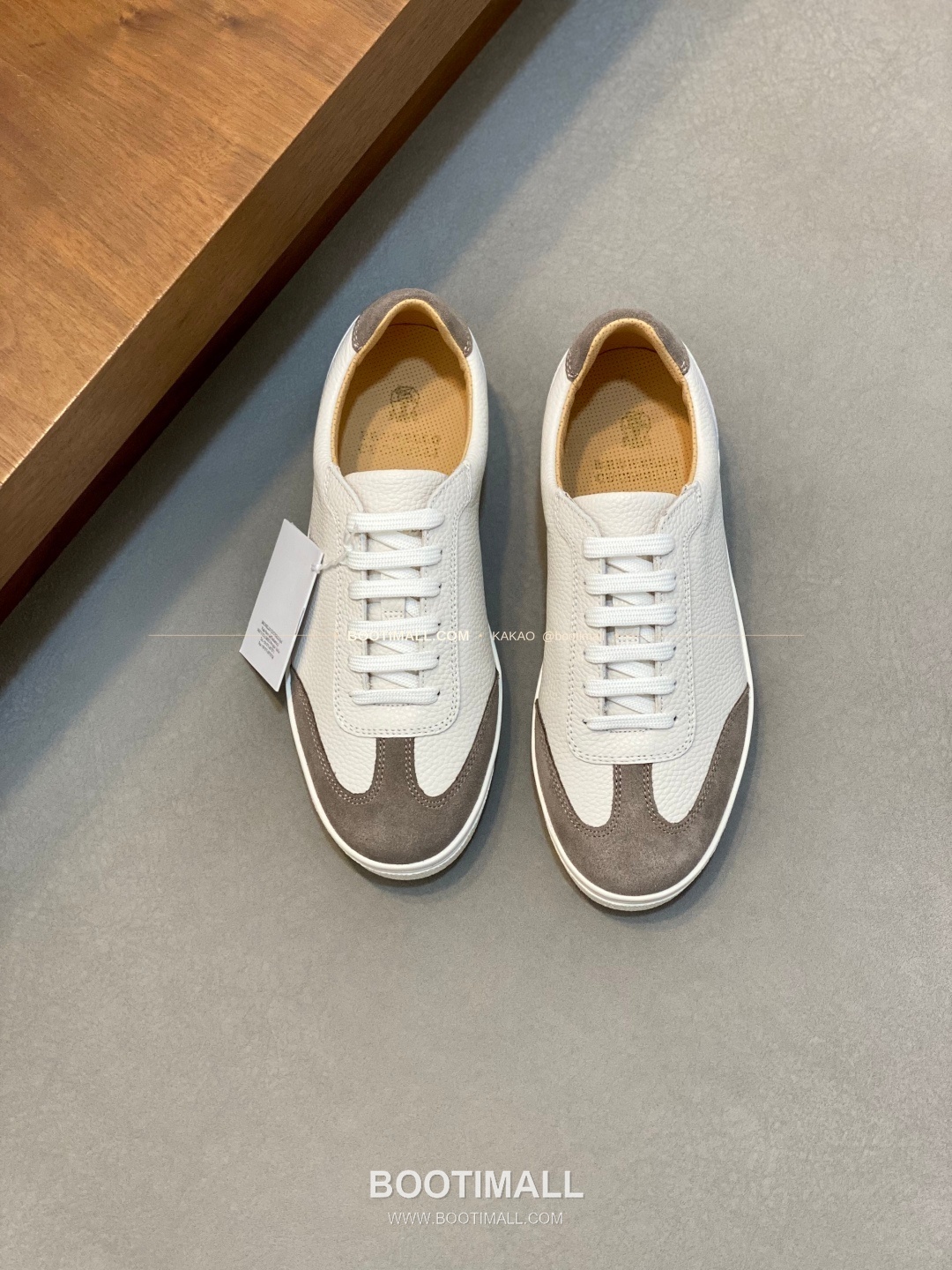 브루넬로쿠치넬리 캐시미어 스웨이드 펀칭 로고 레이스업 스니커즈 Brunello Cucinelli Cashmere Suede Perforated Logo Lace-Up Sneakers 1