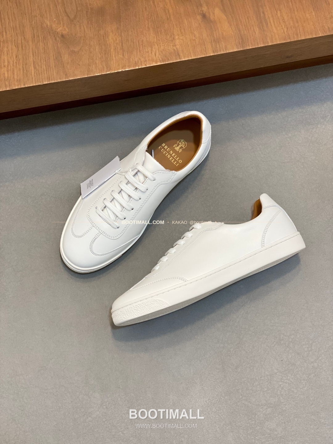 브루넬로쿠치넬리 캐시미어 스웨이드 펀칭 로고 레이스업 스니커즈 화이트 Brunello Cucinelli Cashmere Suede Perforated Logo Lace-Up Sneakers 5