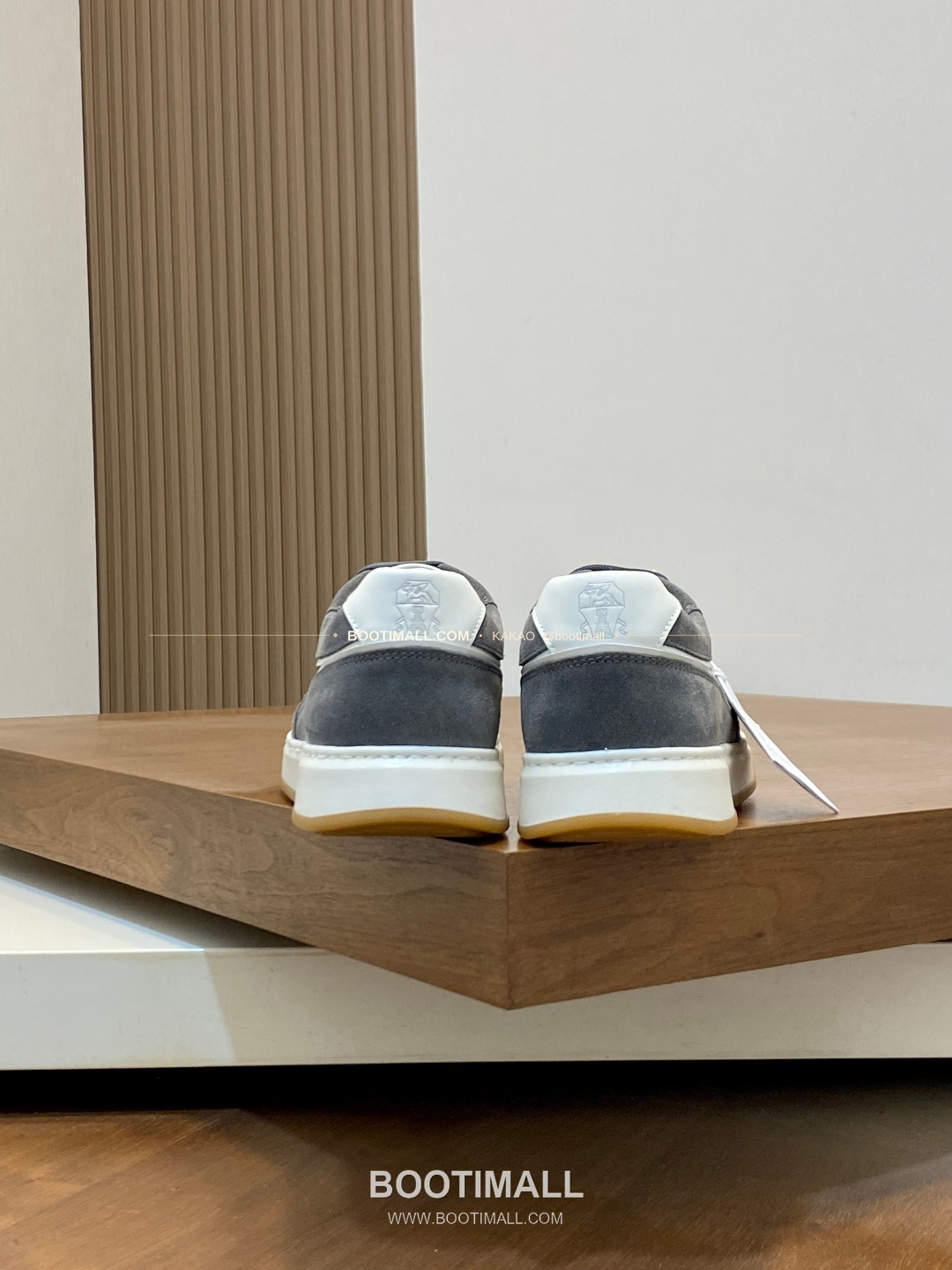 브루넬로쿠치넬리 캐시미어 스웨이드 펀칭 레이스업 스니커즈 그레이 Brunello Cucinelli Cashmere Suede Perforated Lace-Up Sneakers 8