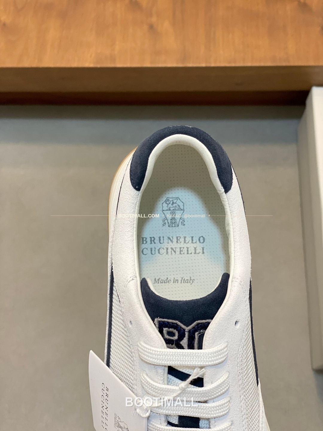 브루넬로쿠치넬리 캐시미어 스웨이드 펀칭 레이스업 스니커즈 Brunello Cucinelli Cashmere Suede Perforated Lace-Up Sneakers 7