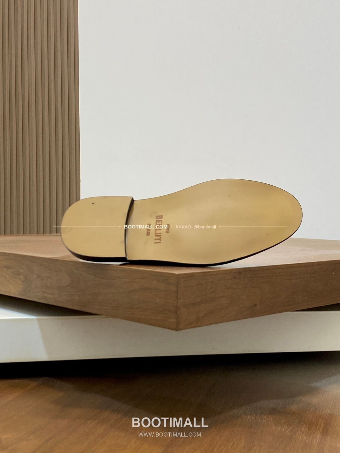 벨루티 송아지가죽 로고 슬립온 하프 샌들 다크브라운 Berluti Calfskin Logo Slip-On Half Sandals 9