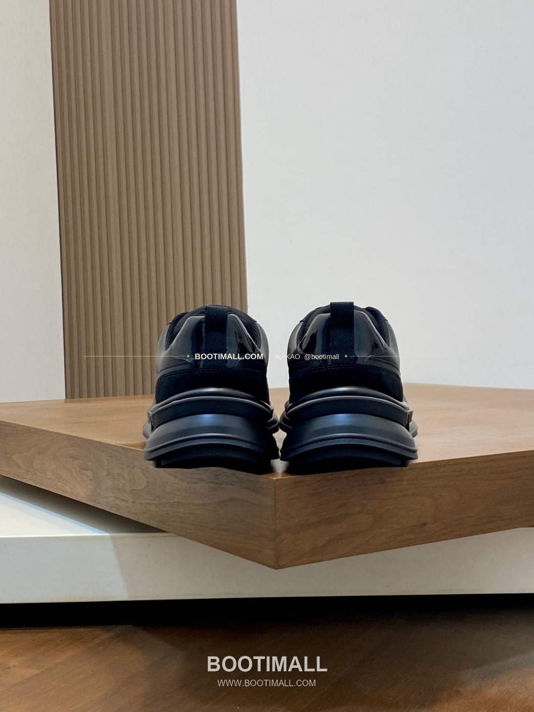 프라다 송아지가죽 나일론 믹스 로고 레이스업 스니커즈 블랙 Prada Calfskin Nylon Mix Logo Lace-Up Sneakers 8