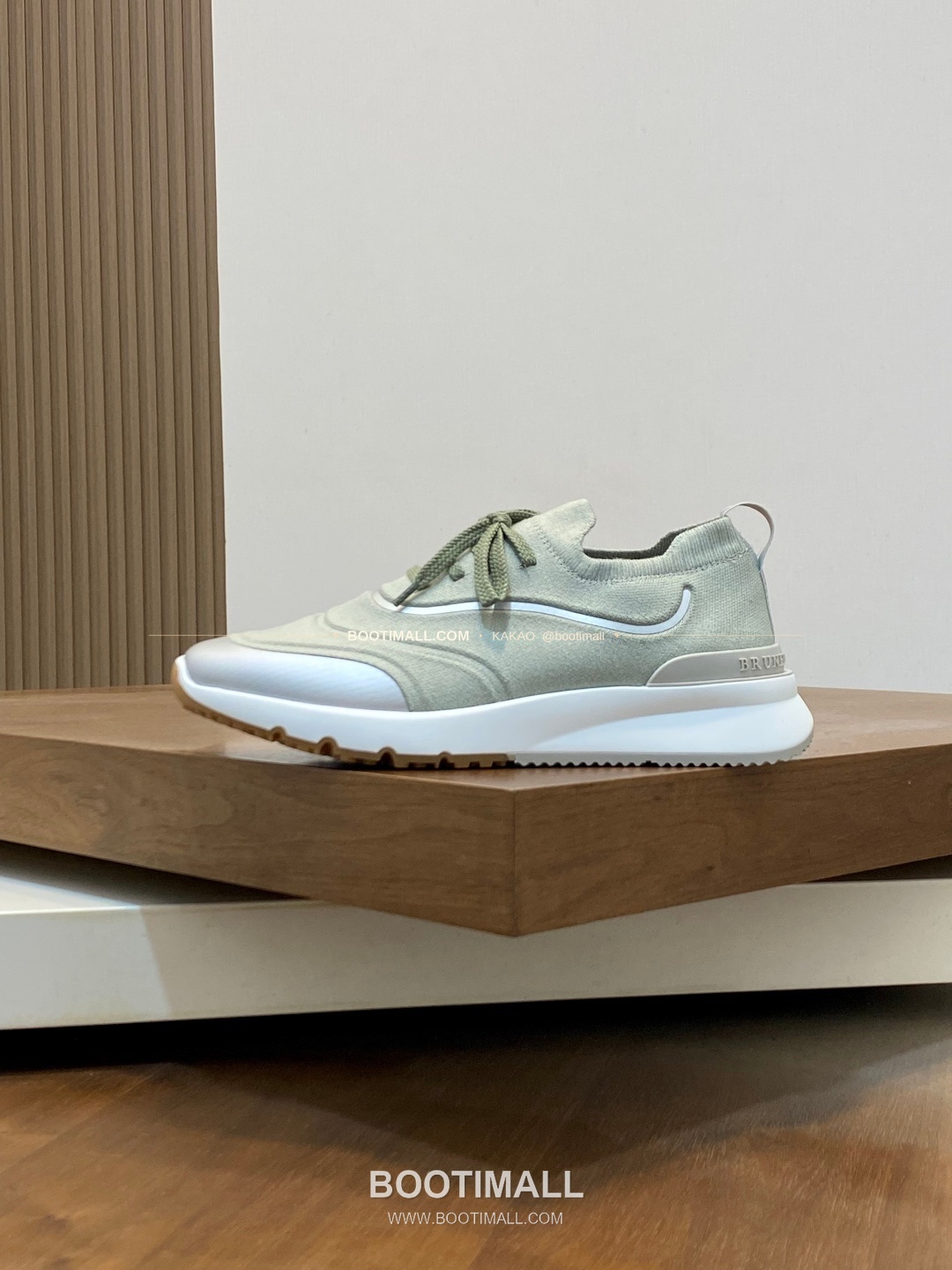 브루넬로쿠치넬리 스웨이드 플라이니트 믹스 로고 레이스업 스니커즈 Brunello Cucinelli Suede Flyknit Mix Logo Lace-Up Sneakers 2