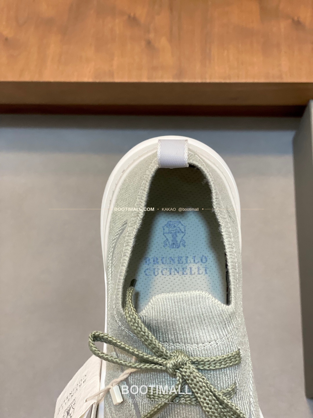 브루넬로쿠치넬리 스웨이드 플라이니트 믹스 로고 레이스업 스니커즈 Brunello Cucinelli Suede Flyknit Mix Logo Lace-Up Sneakers 7